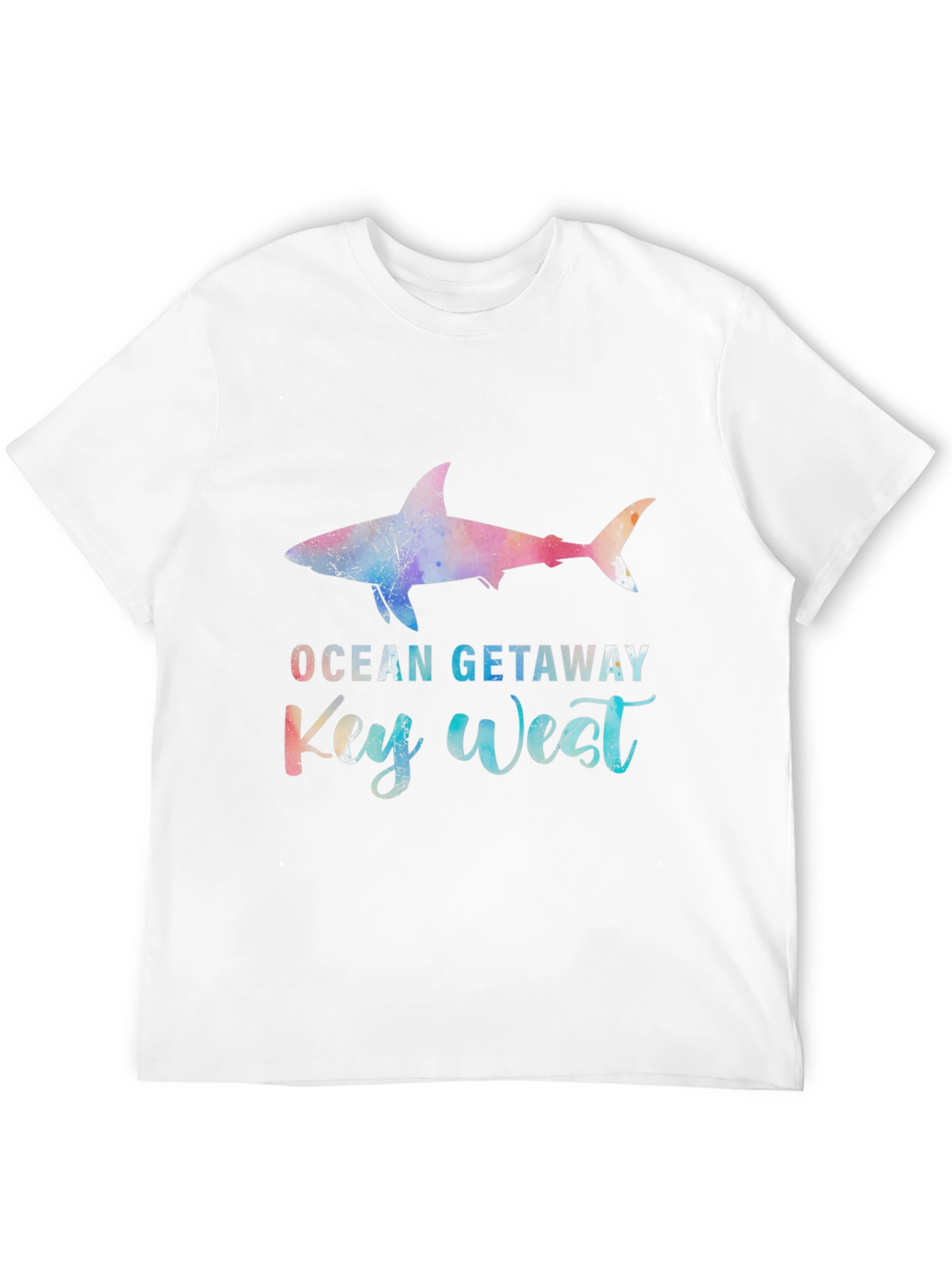 Ocean Getaway Key West Shark Graphic T-Shirt