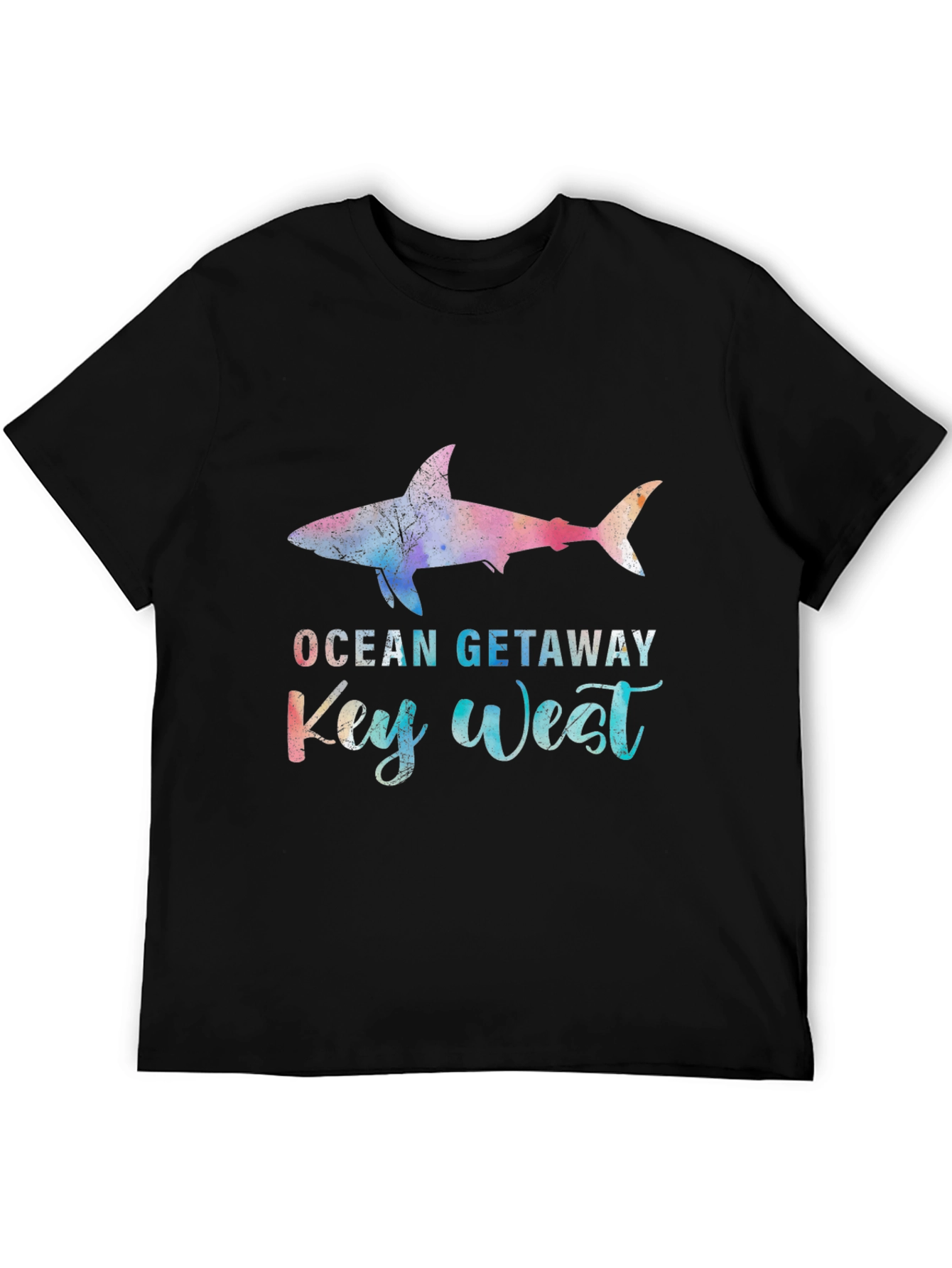 Ocean Getaway Key West Shark Graphic T-Shirt