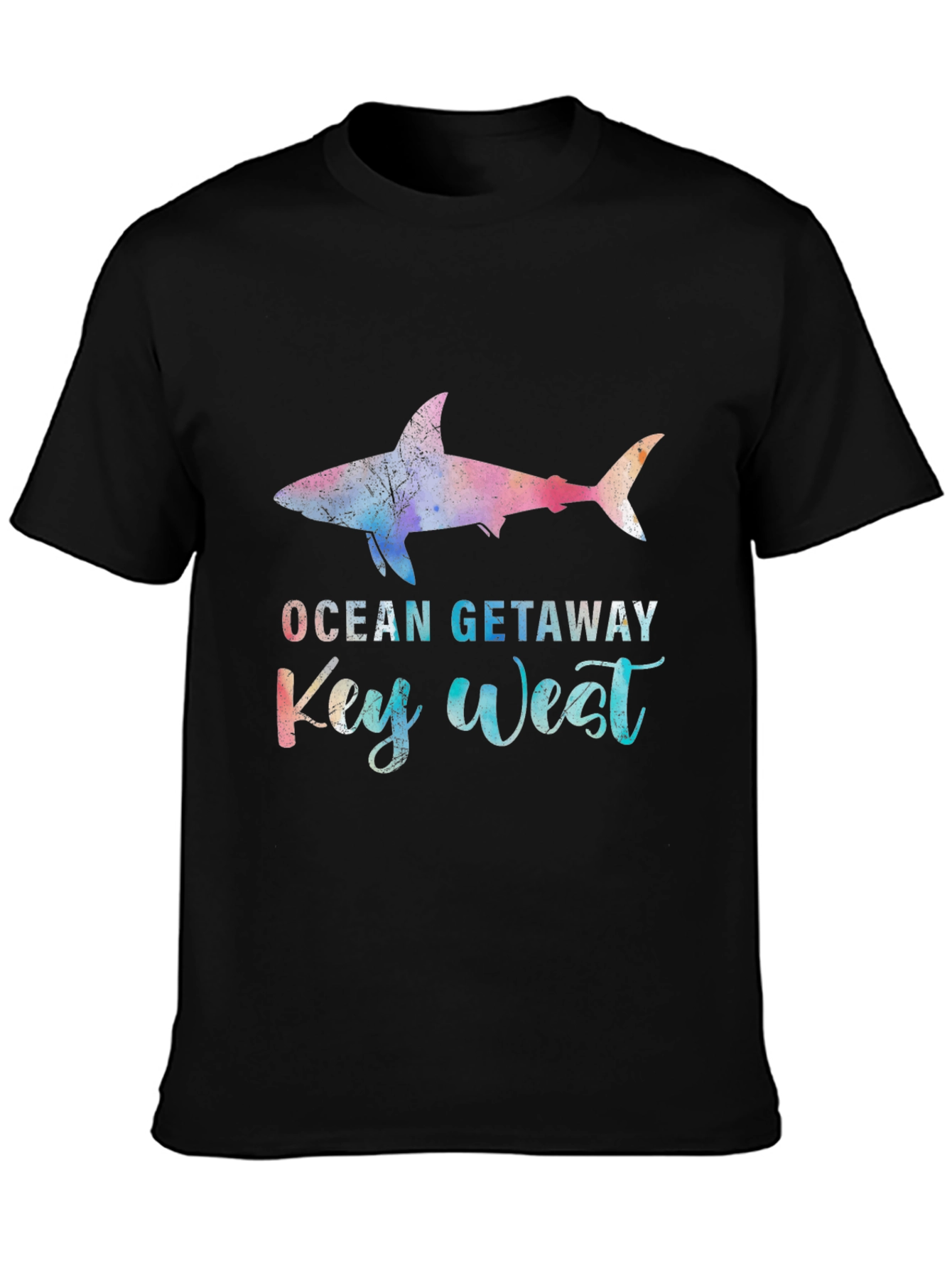 Ocean Getaway Key West Shark Graphic T-Shirt