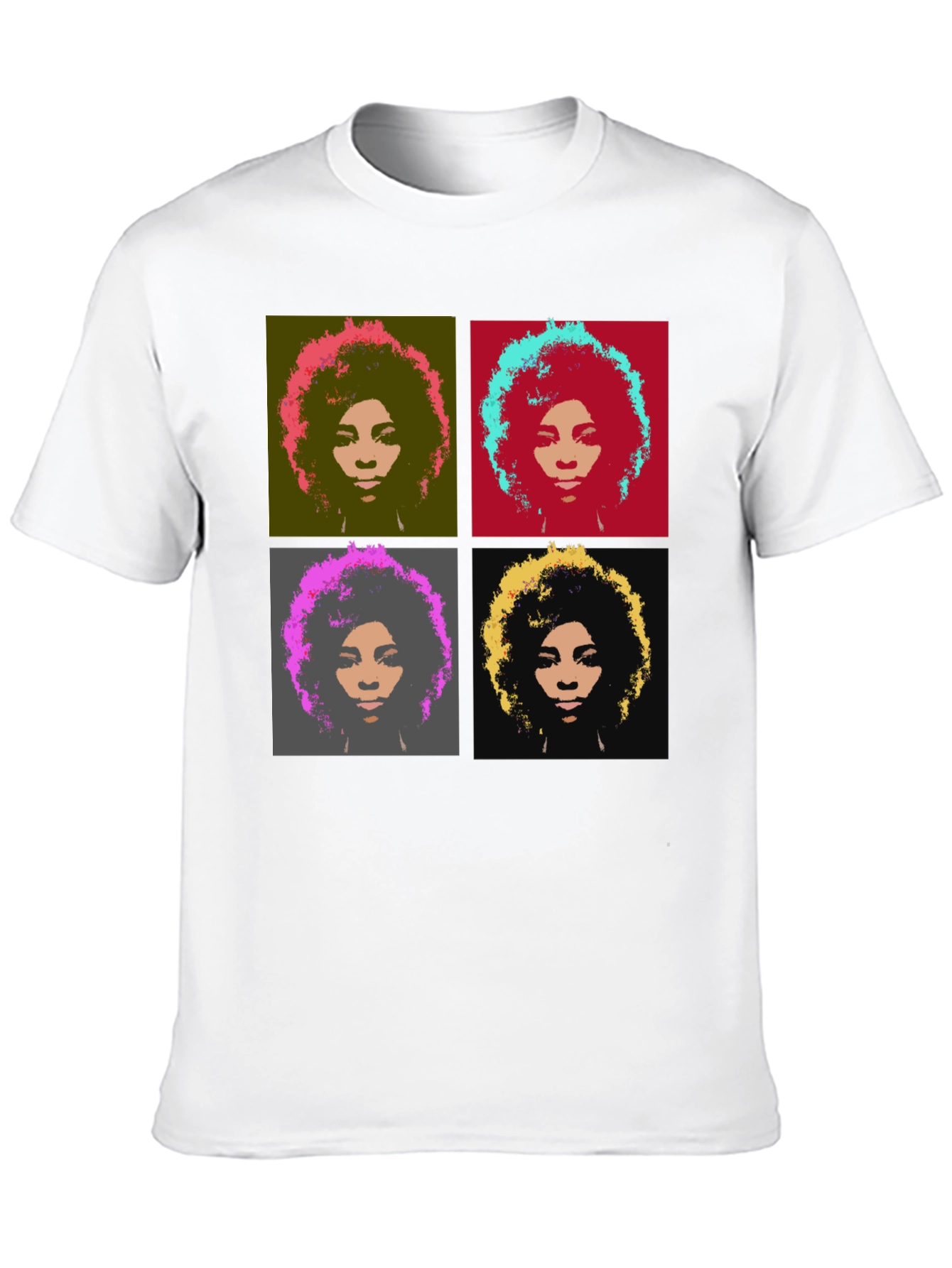 Retro Pop Art Graphic Print T-Shirt