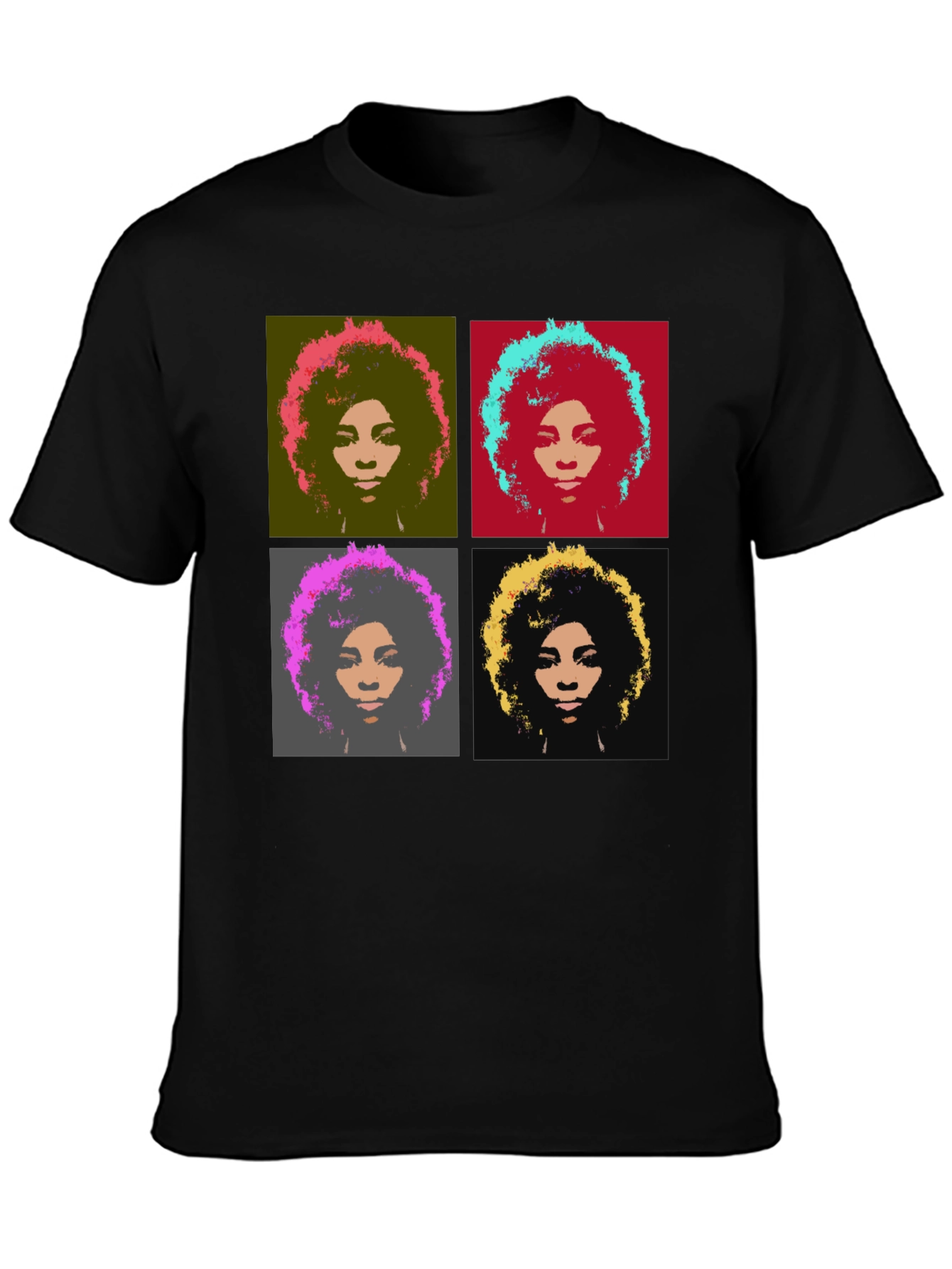 Retro Pop Art Graphic Print T-Shirt