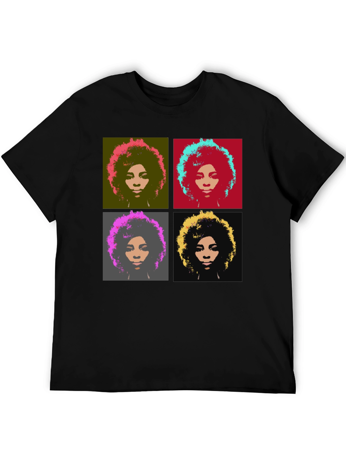 Retro Pop Art Graphic Print T-Shirt
