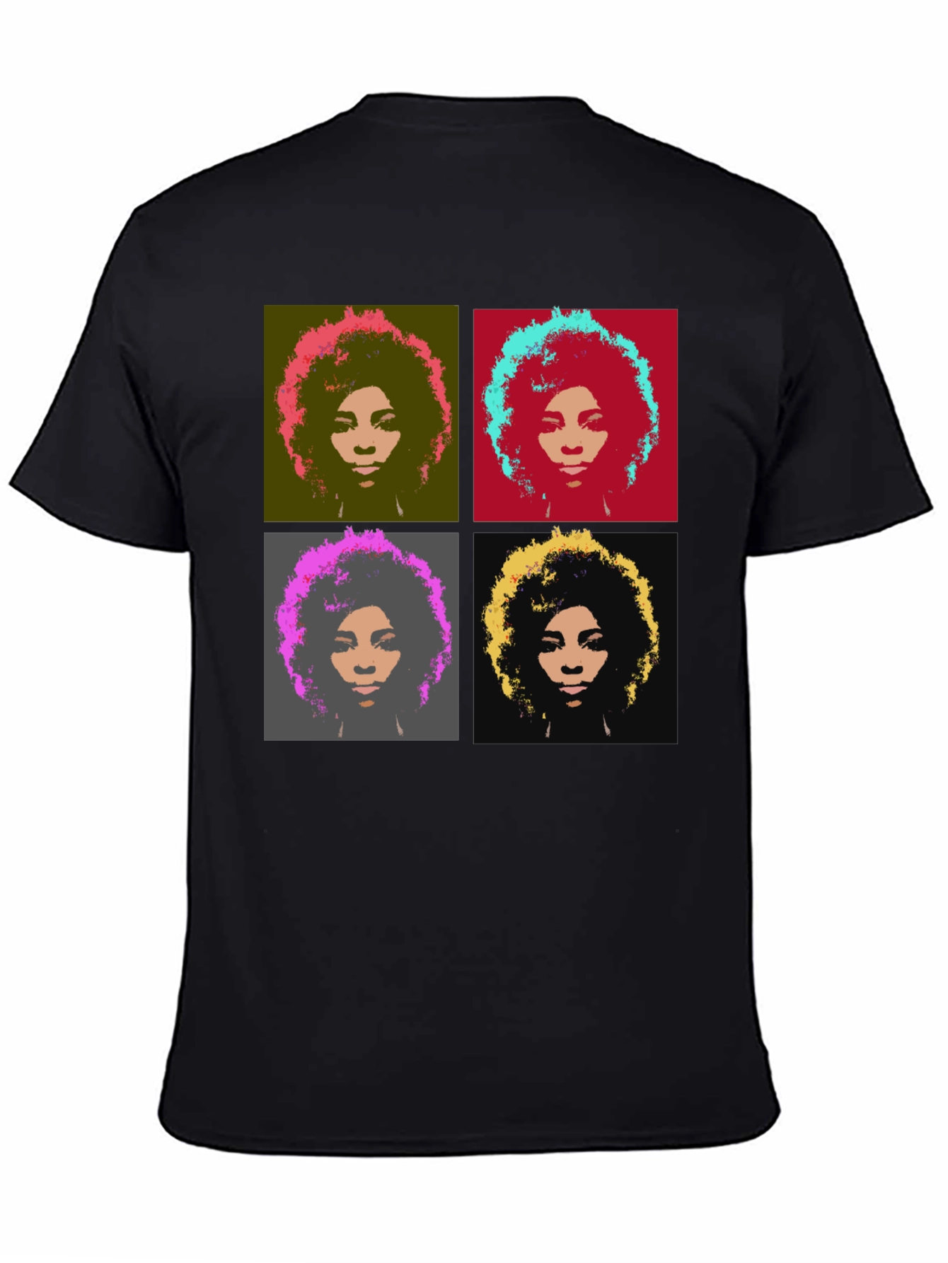 Retro Pop Art Graphic Print T-Shirt