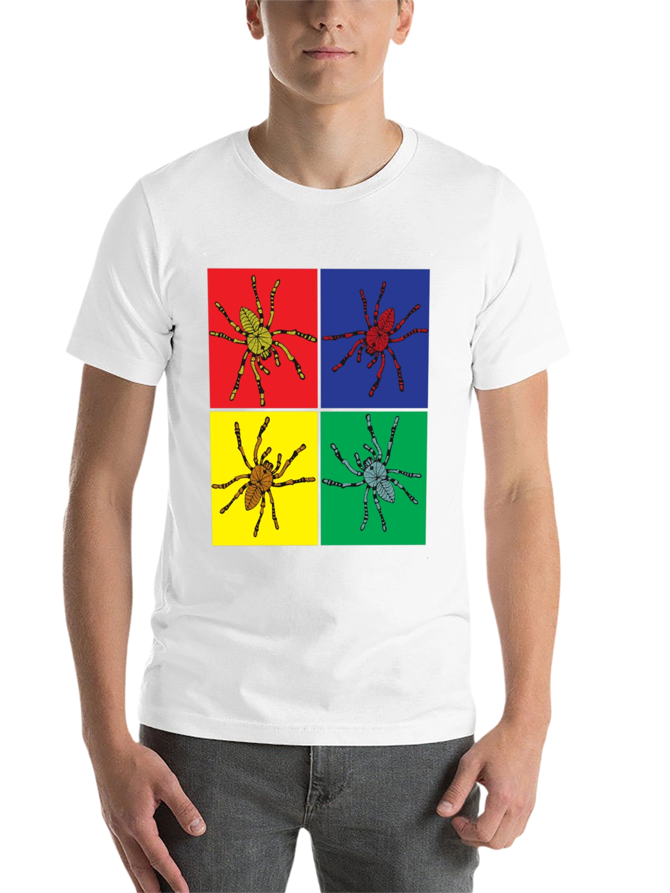 Spider Pop Art Graphic Tee