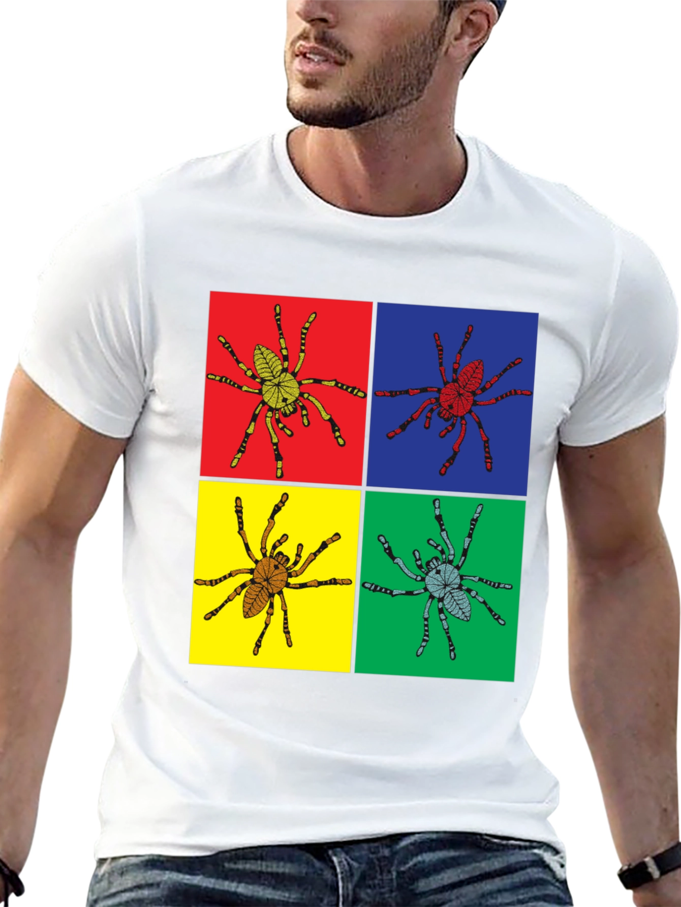 Spider Pop Art Graphic Tee
