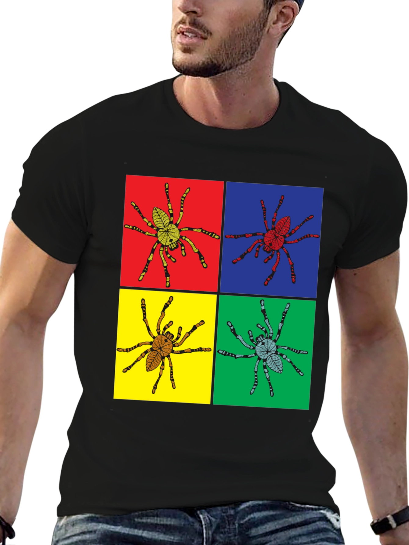 Spider Pop Art Graphic Tee