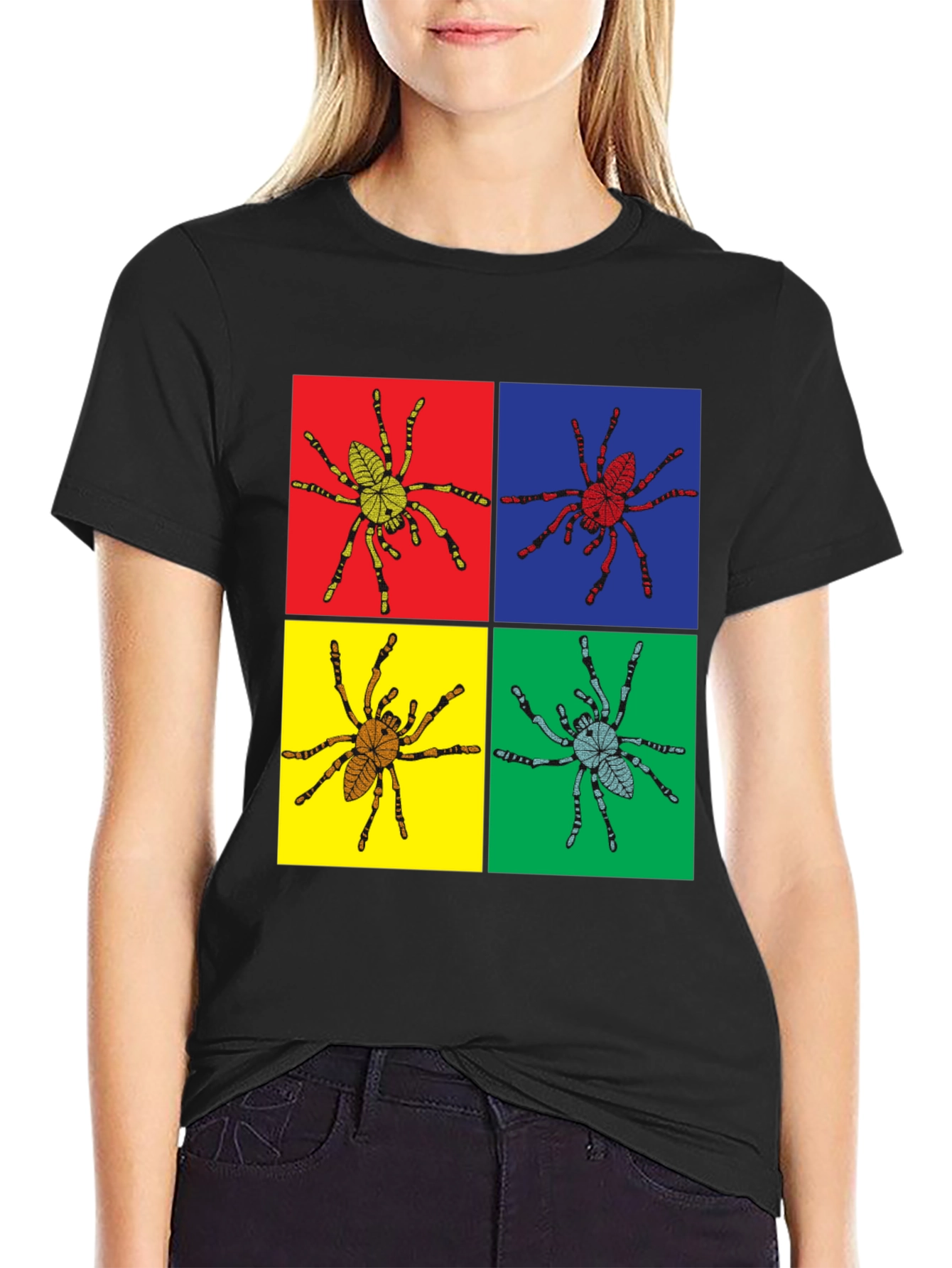 Spider Pop Art Graphic Tee