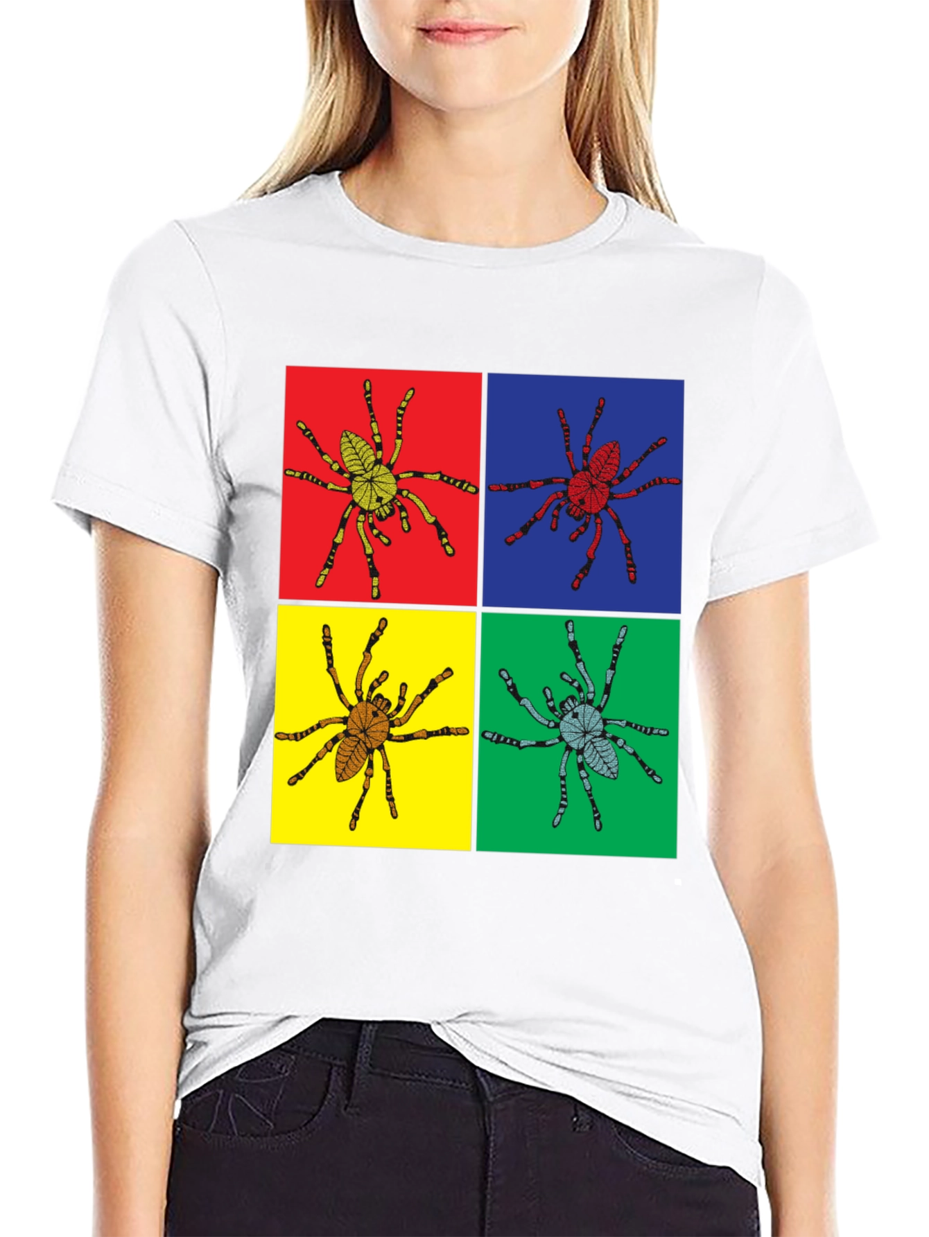 Spider Pop Art Graphic Tee