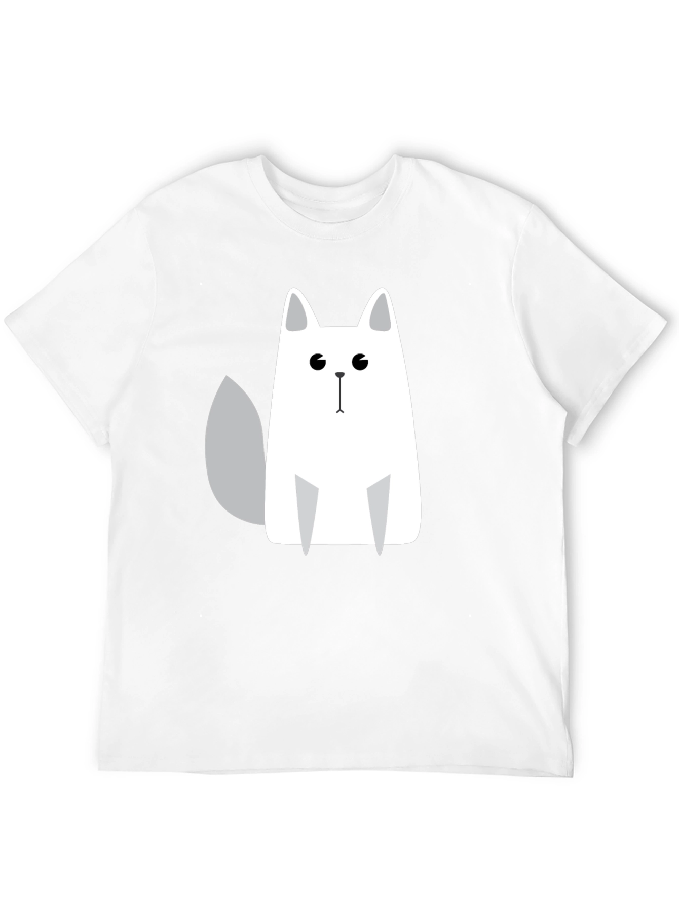 Cool Cat Graphic Print Black T-Shirt