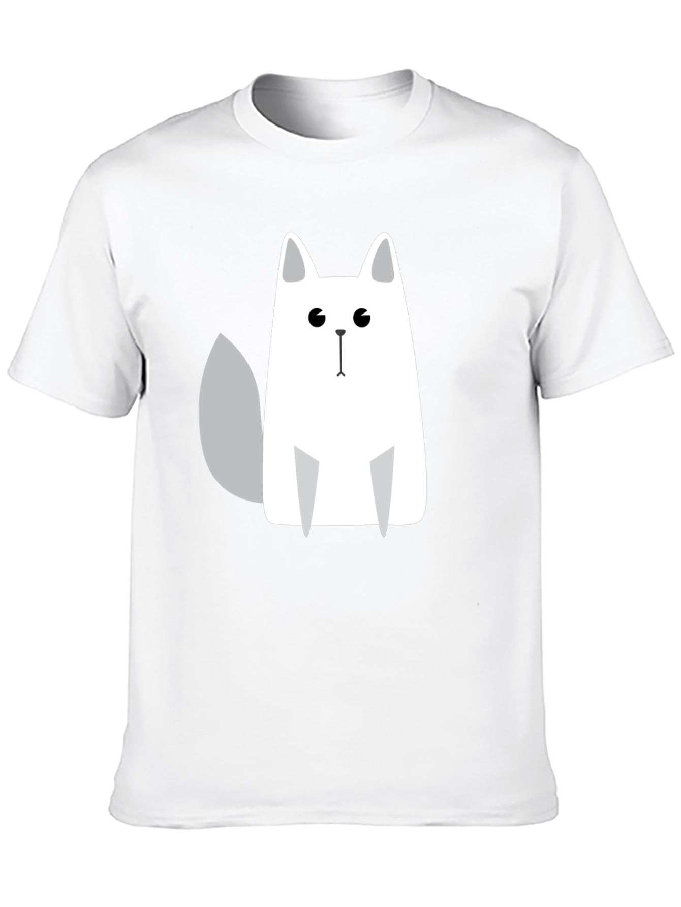 Cool Cat Graphic Print Black T-Shirt
