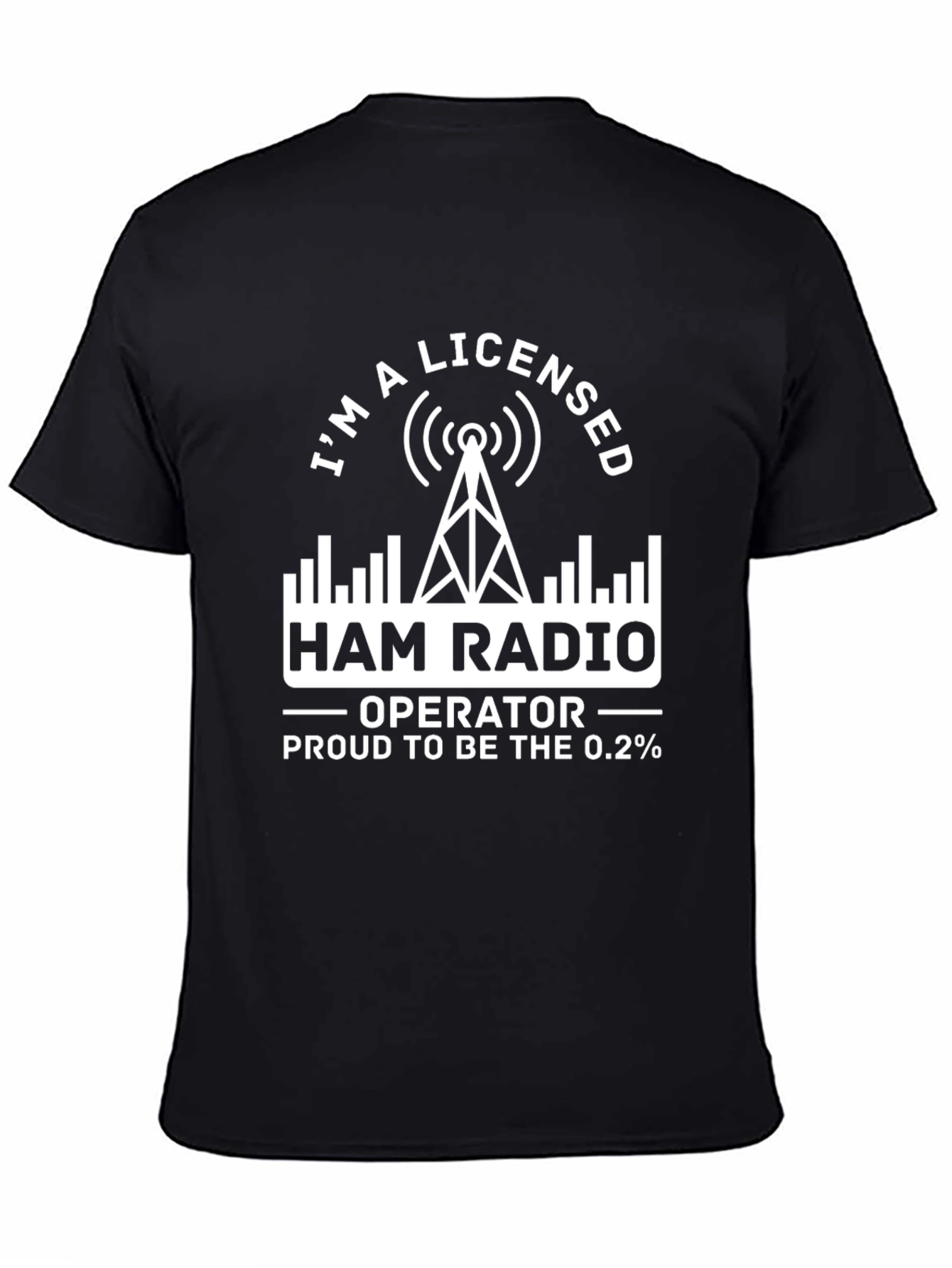 Licensed Ham Radio Operator T-Shirt Proud 0.2 Percent