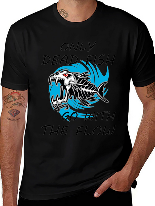 Dead Fish Flow Graphic T-Shirt