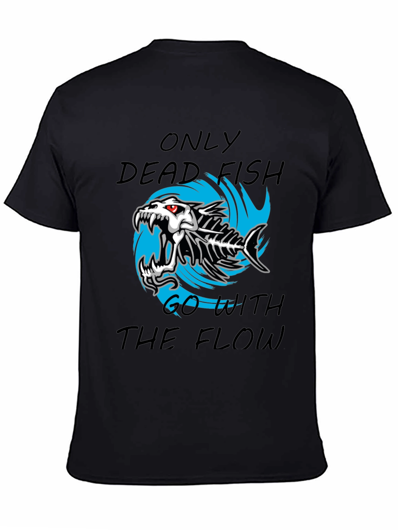 Dead Fish Flow Graphic T-Shirt