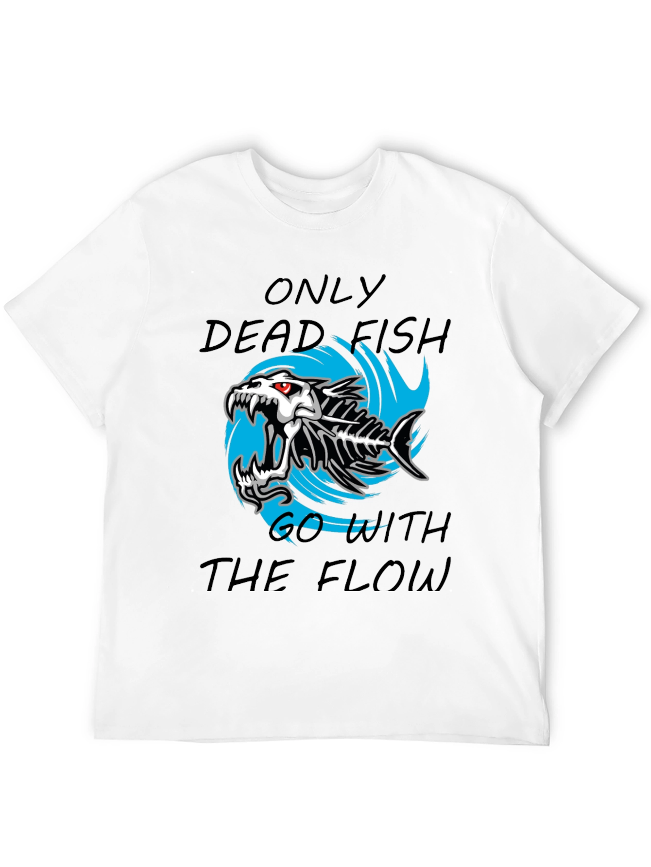 Dead Fish Flow Graphic T-Shirt