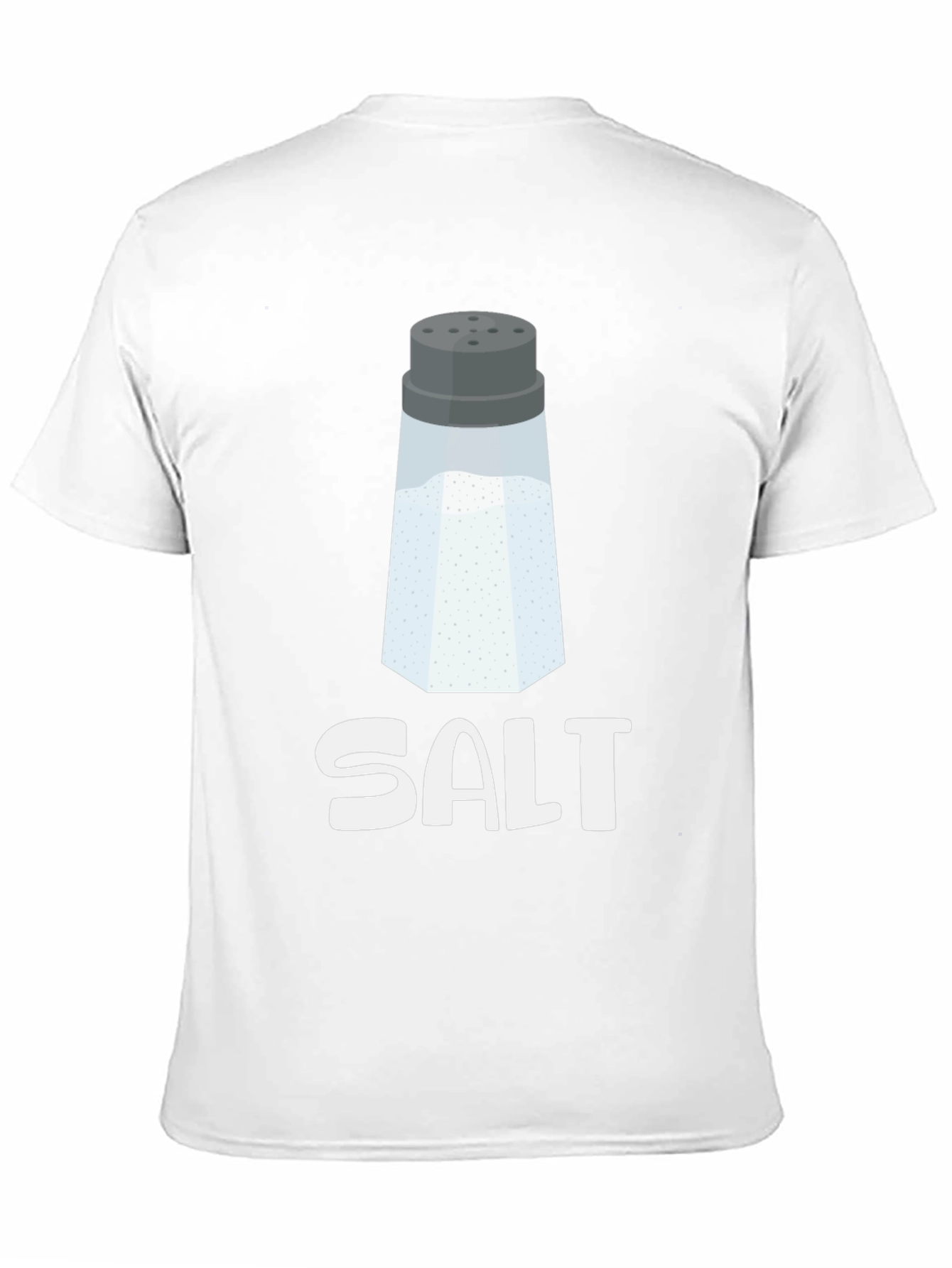Novelty Salt Shaker Graphic Tee - Black