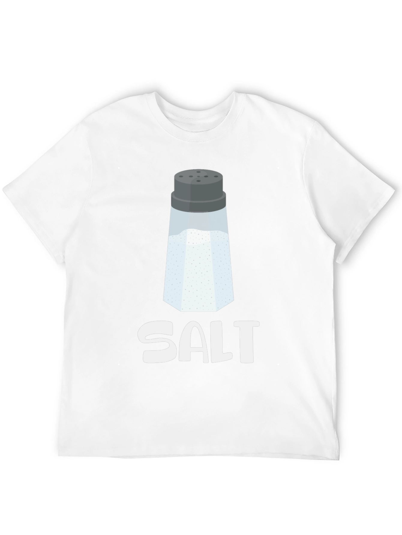Novelty Salt Shaker Graphic Tee - Black