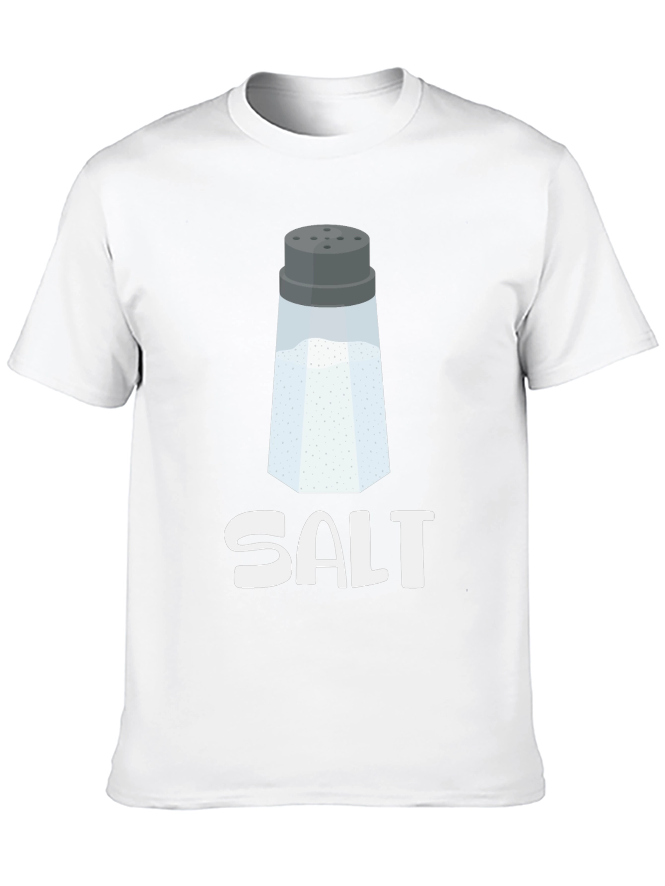 Novelty Salt Shaker Graphic Tee - Black