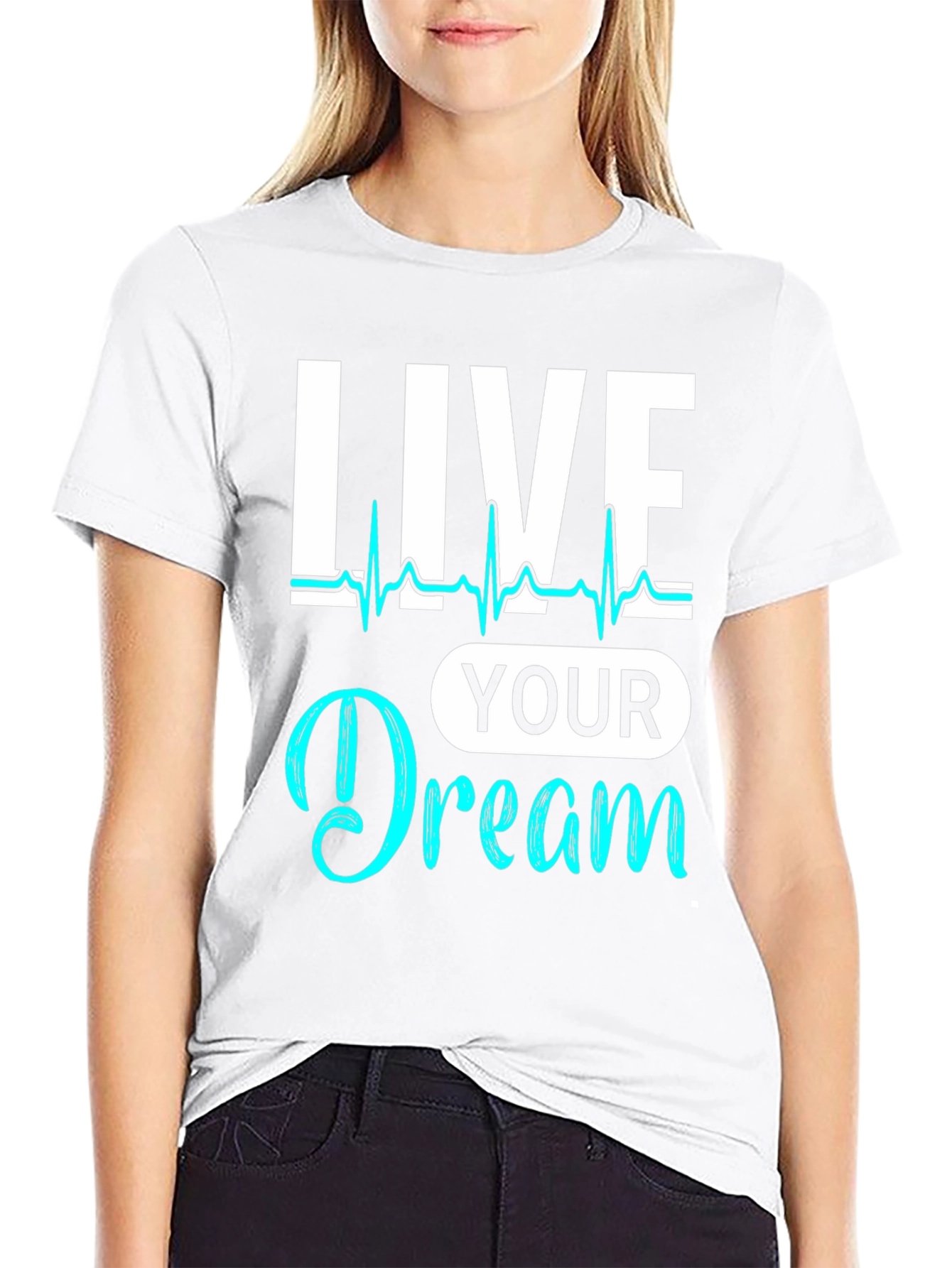 Live Your Dream Graphic Tee - Stylish Comfort