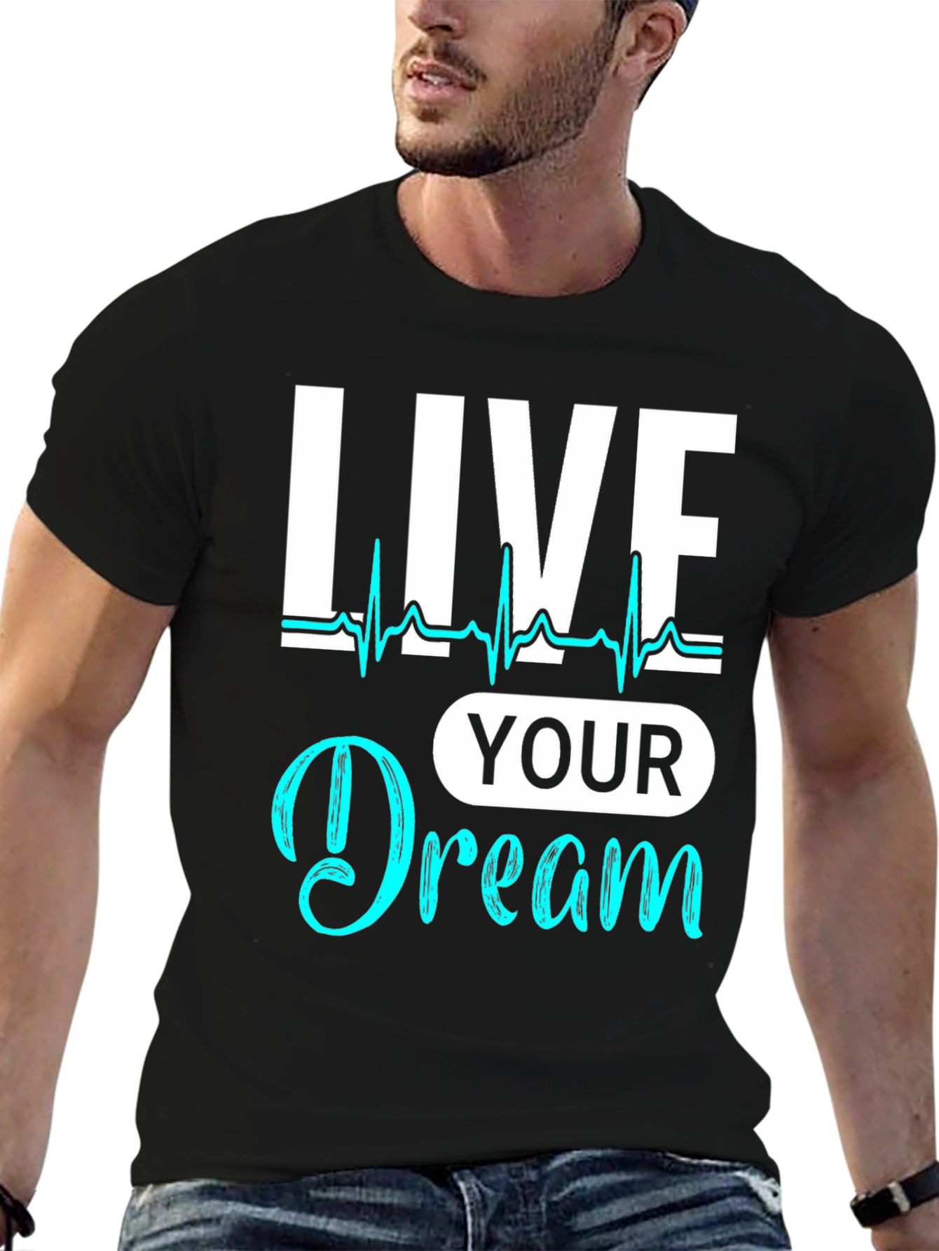 Live Your Dream Graphic Tee - Stylish Comfort