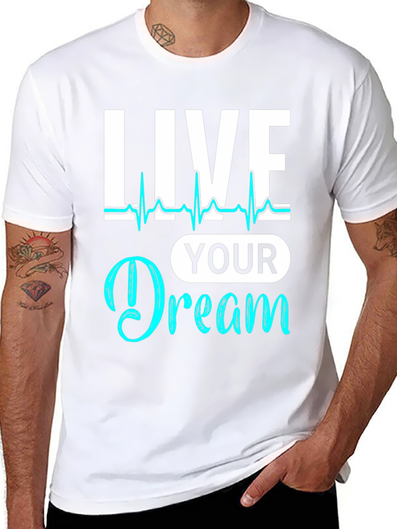 Live Your Dream Graphic Tee - Stylish Comfort