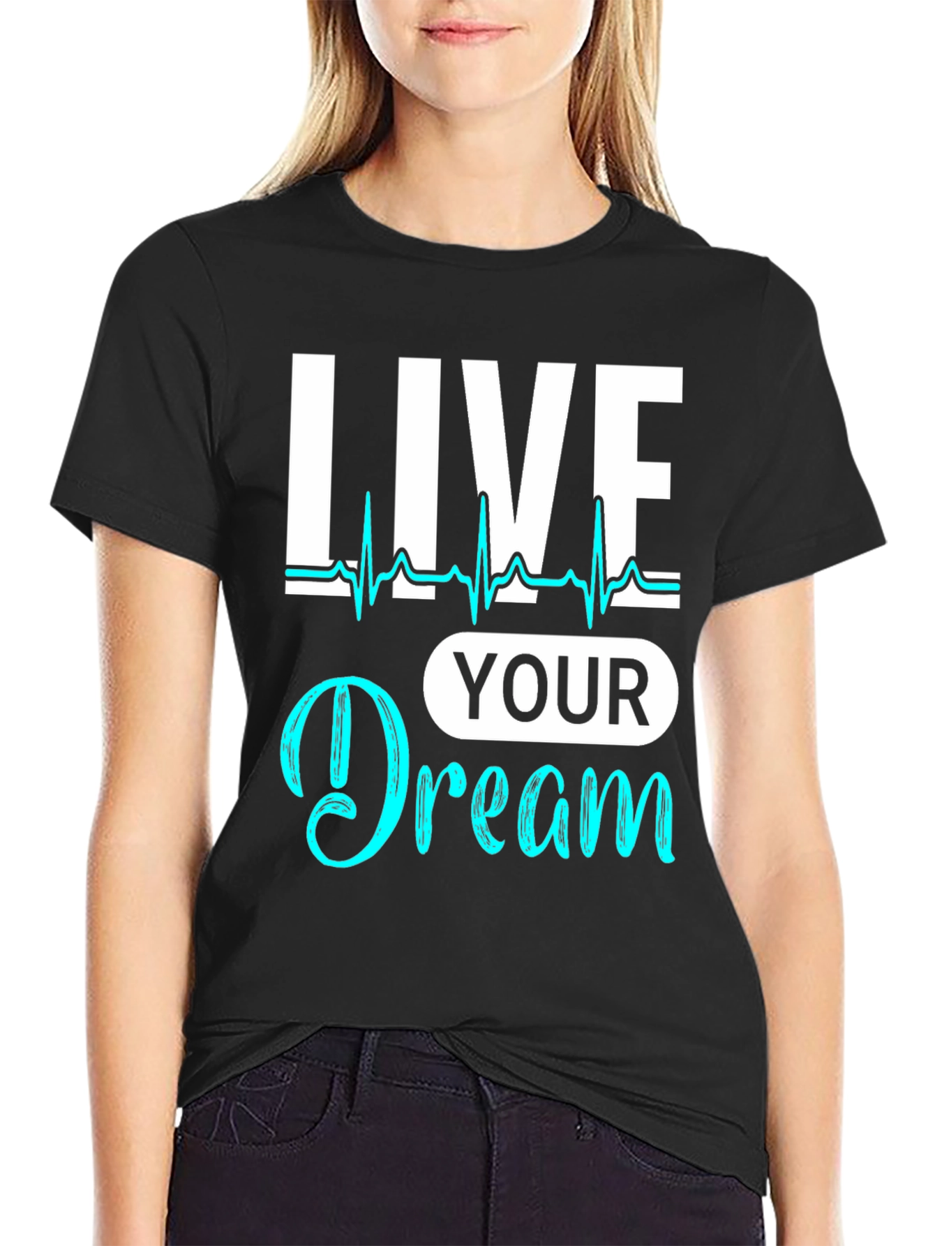 Live Your Dream Graphic Tee - Stylish Comfort