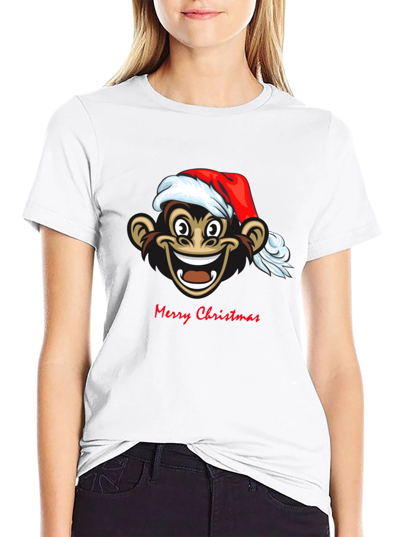 Christmas Monkey Graphic Tee