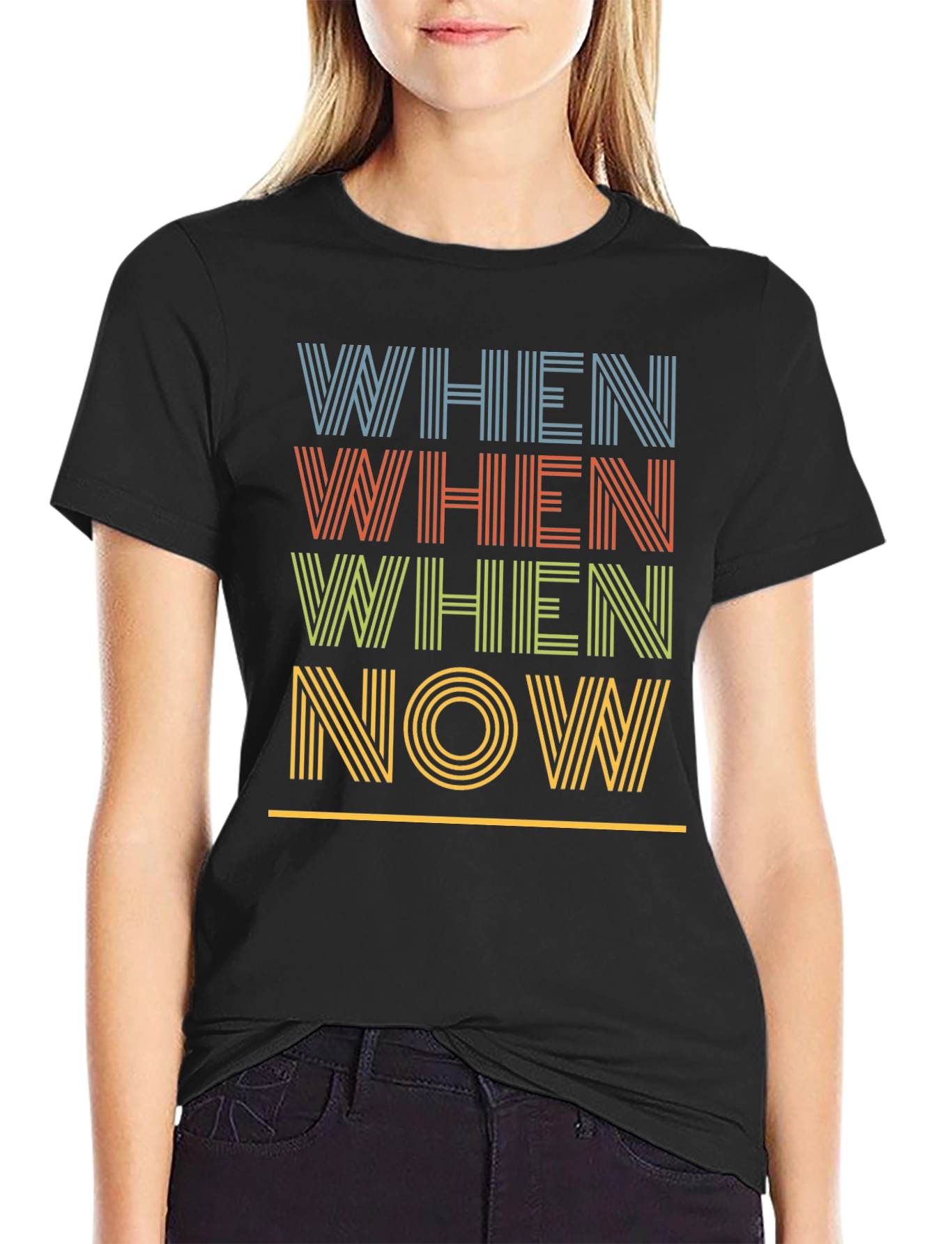Retro When Now Graphic T-Shirt