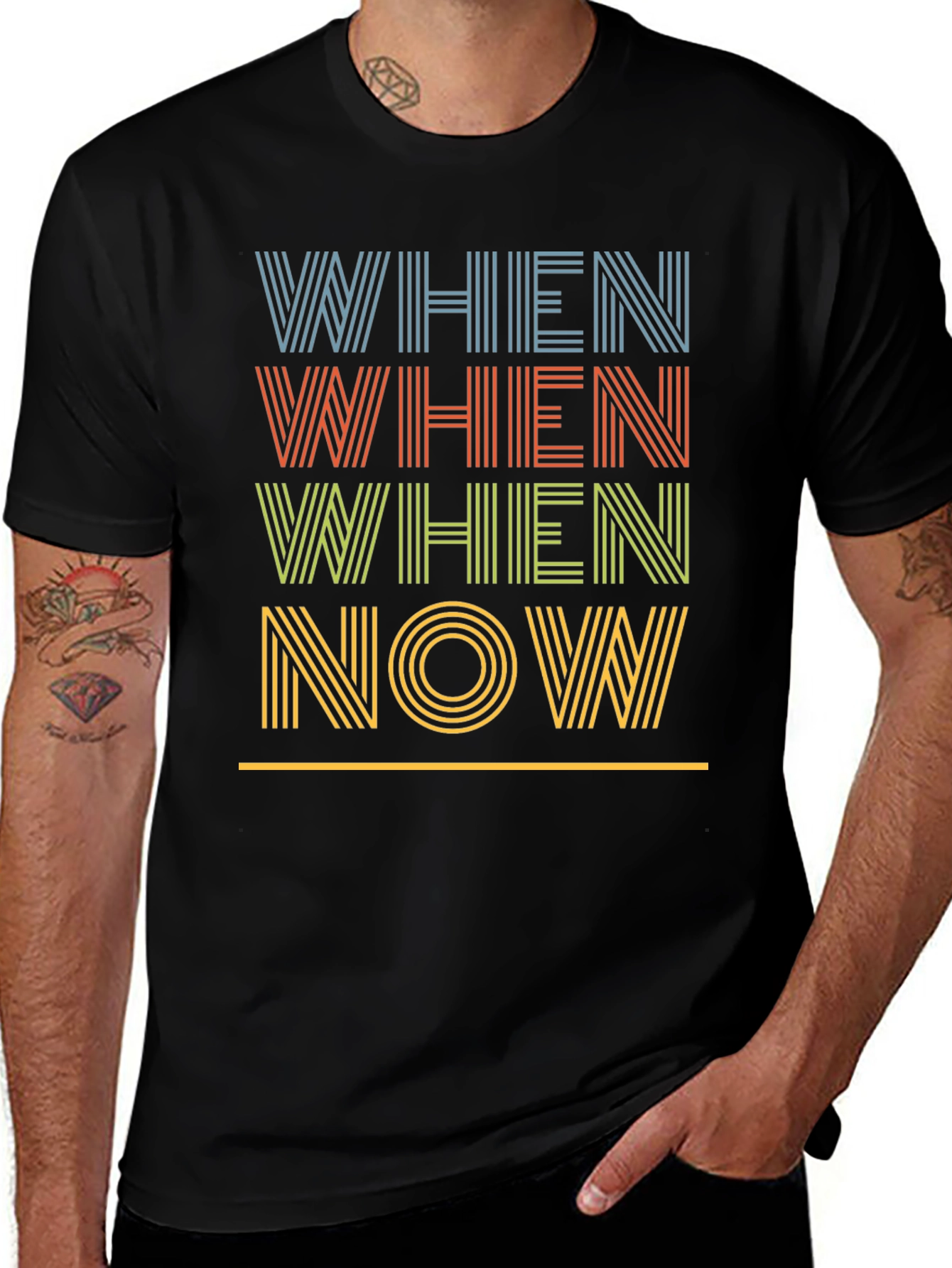 Retro When Now Graphic T-Shirt