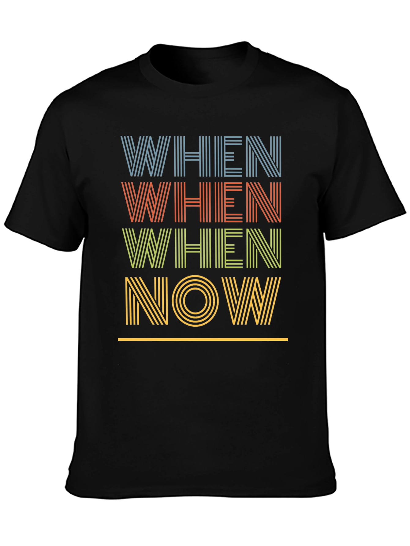 Retro When Now Graphic T-Shirt