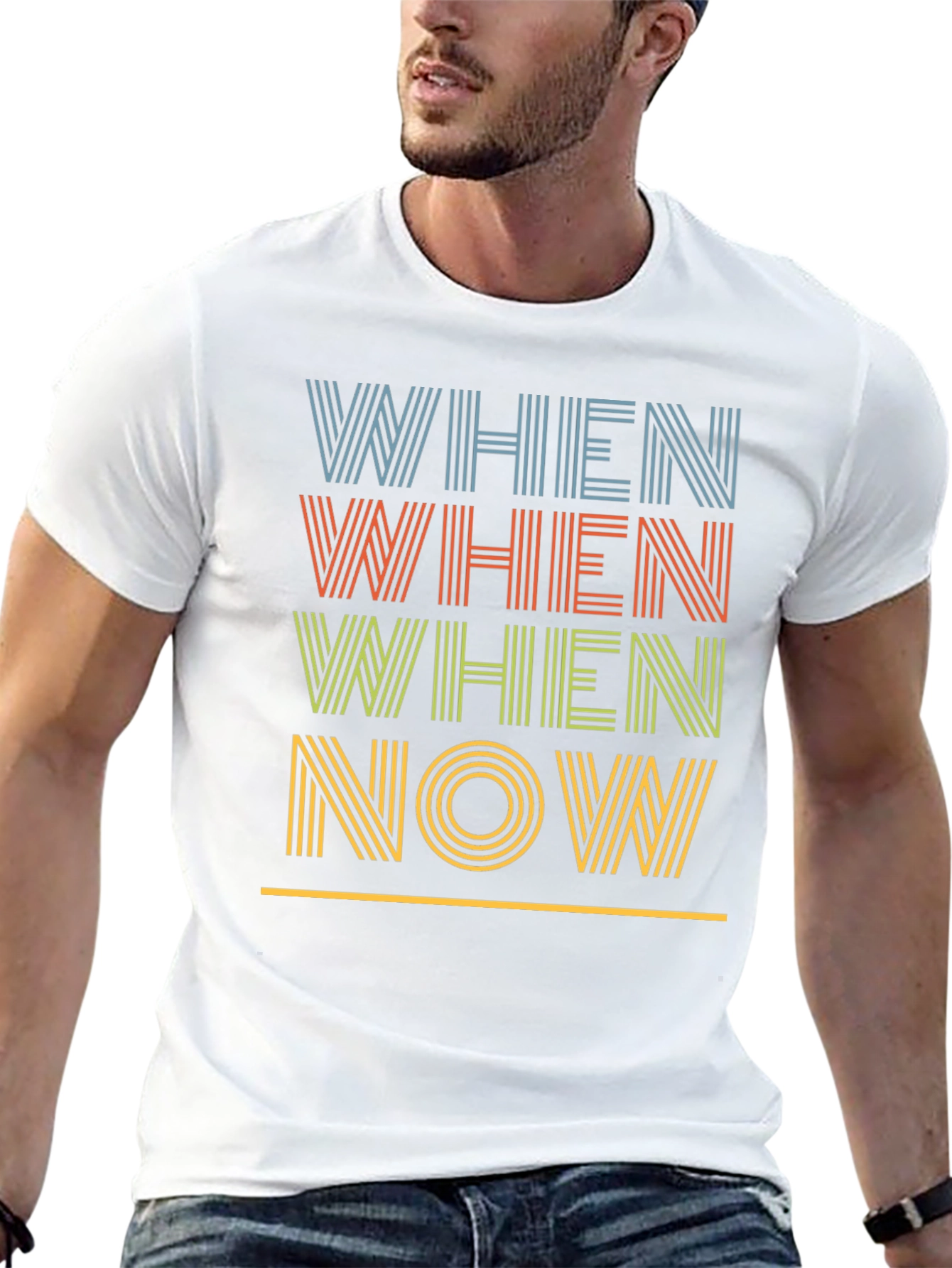 Retro When Now Graphic T-Shirt
