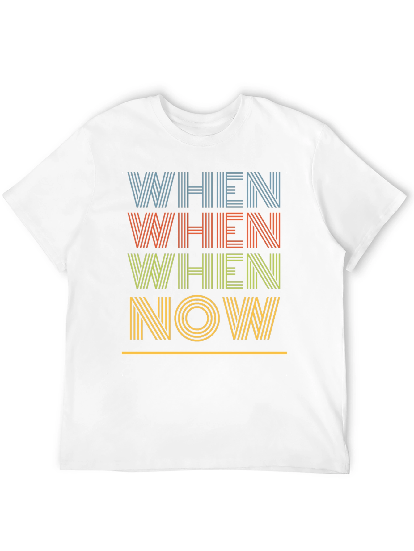 Retro When Now Graphic T-Shirt