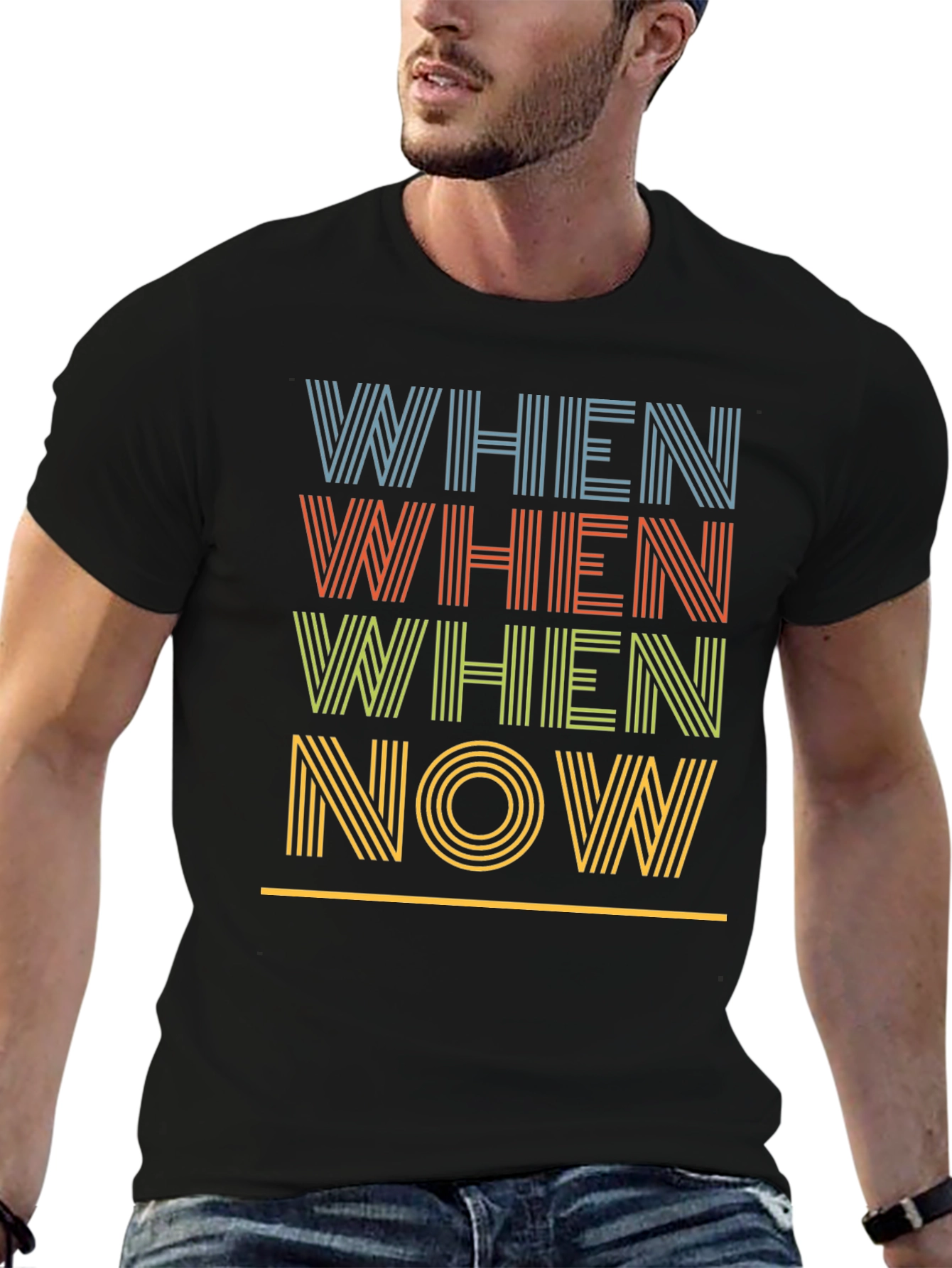 Retro When Now Graphic T-Shirt