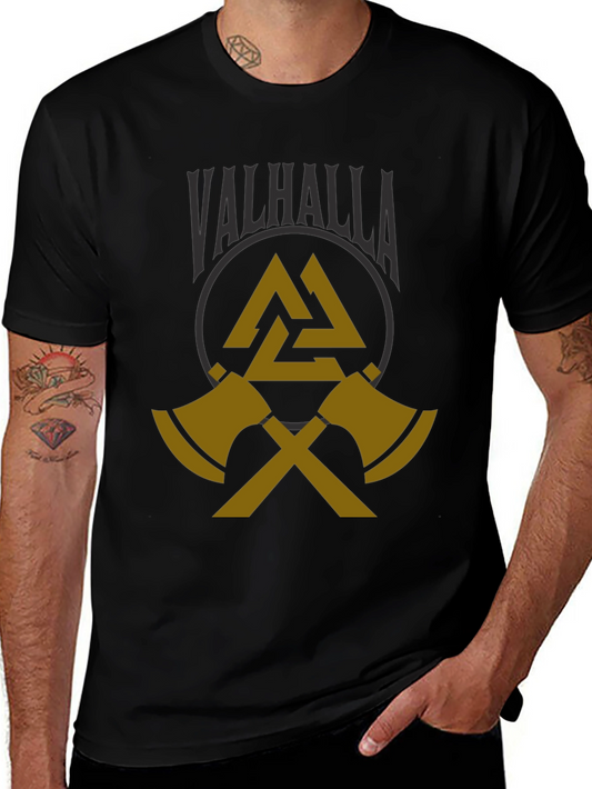 Valhalla Viking Axe T-Shirt - Black