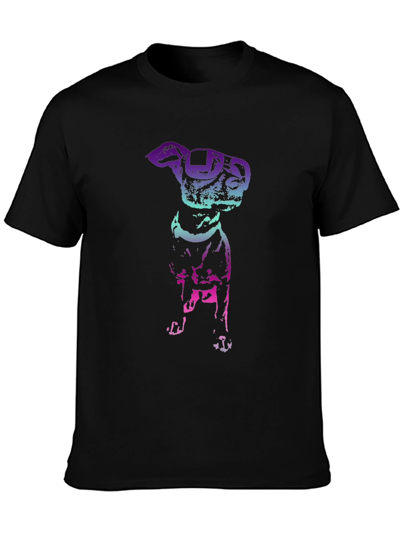 Dog with Glasses Graphic T-Shirt