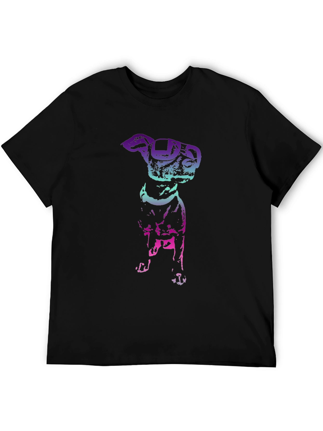 Dog with Glasses Graphic T-Shirt