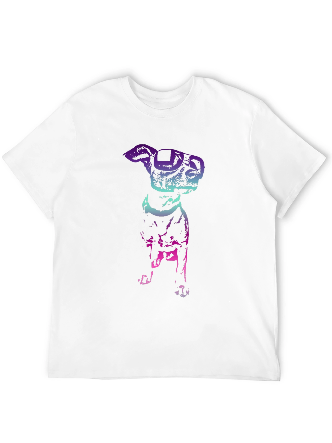 Dog with Glasses Graphic T-Shirt