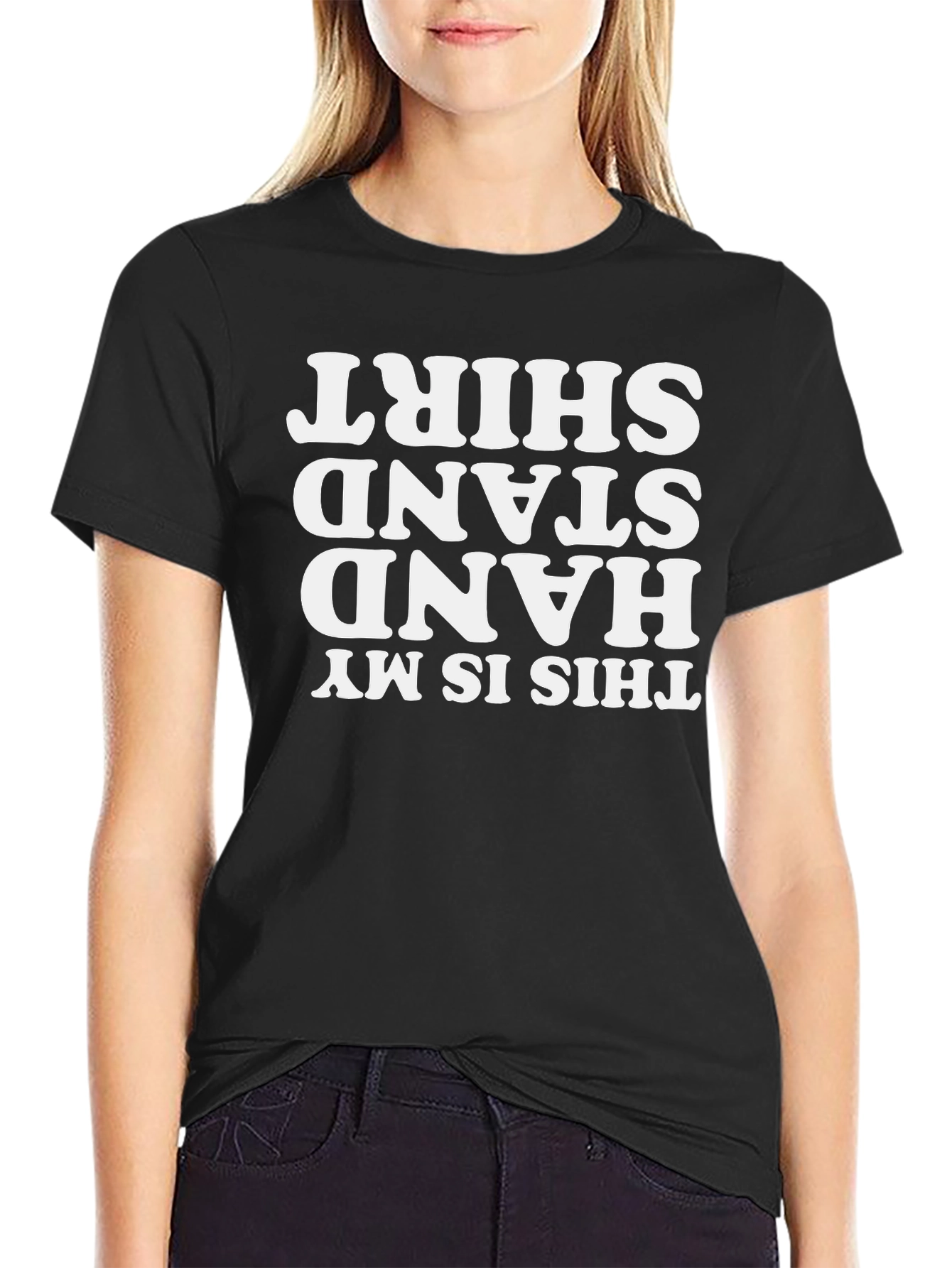 Funny Inverted Handstand Shirt