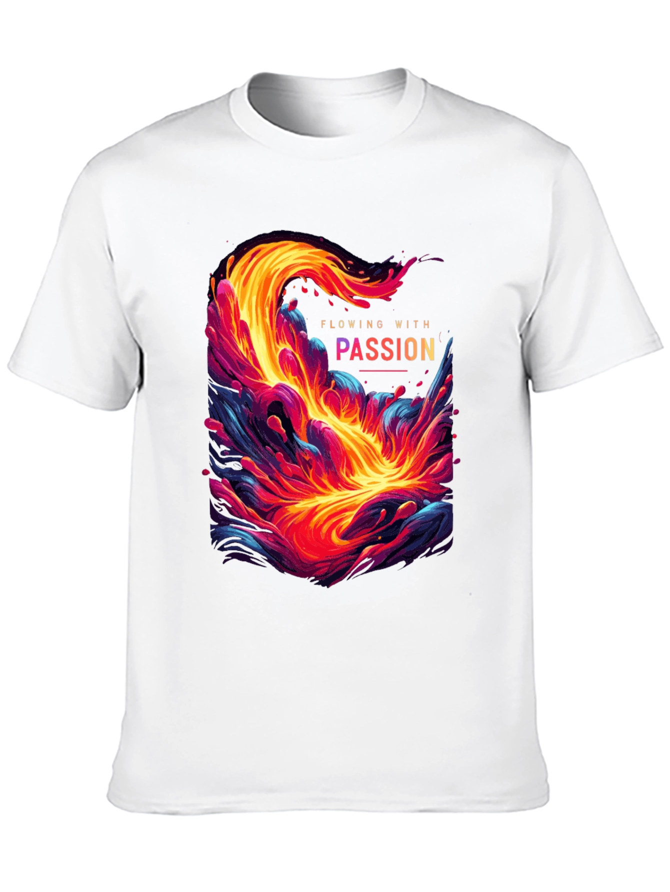 Flowing with Passion Graphic T-Shirt