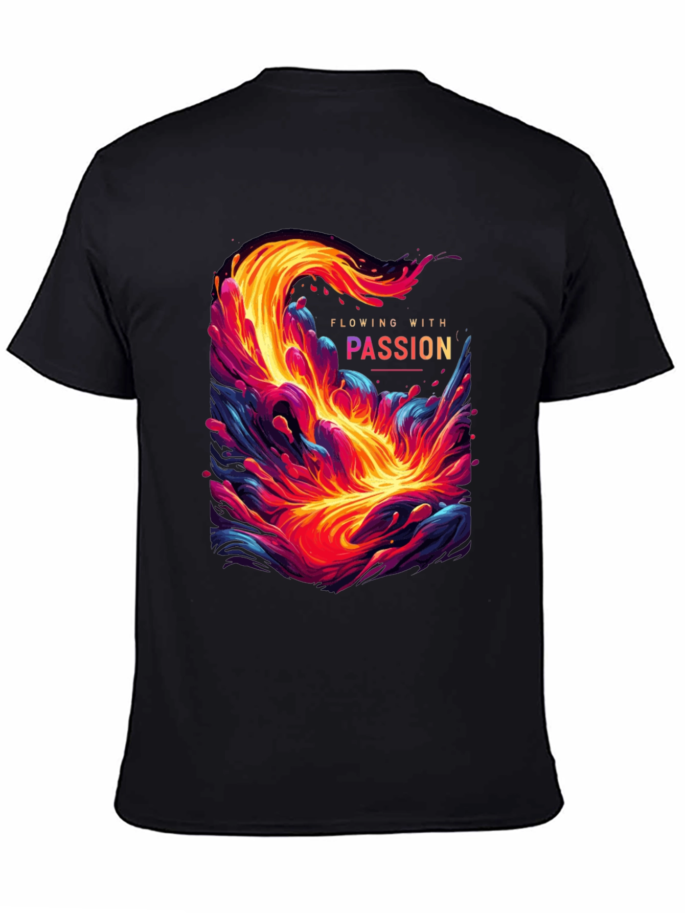 Flowing with Passion Graphic T-Shirt