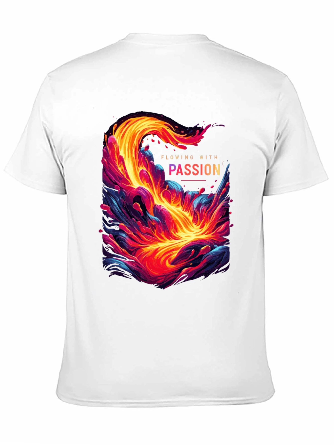 Flowing with Passion Graphic T-Shirt