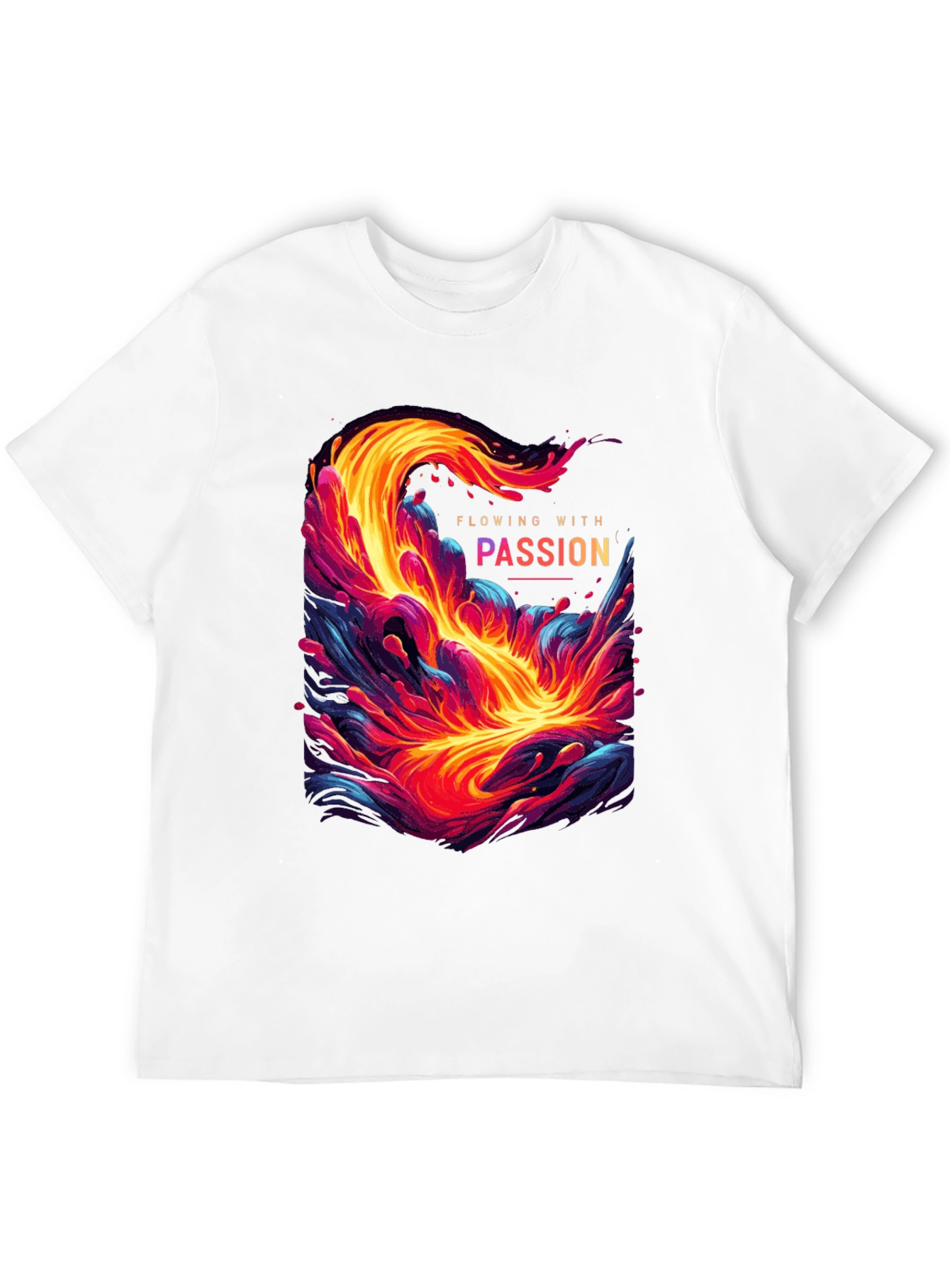 Flowing with Passion Graphic T-Shirt