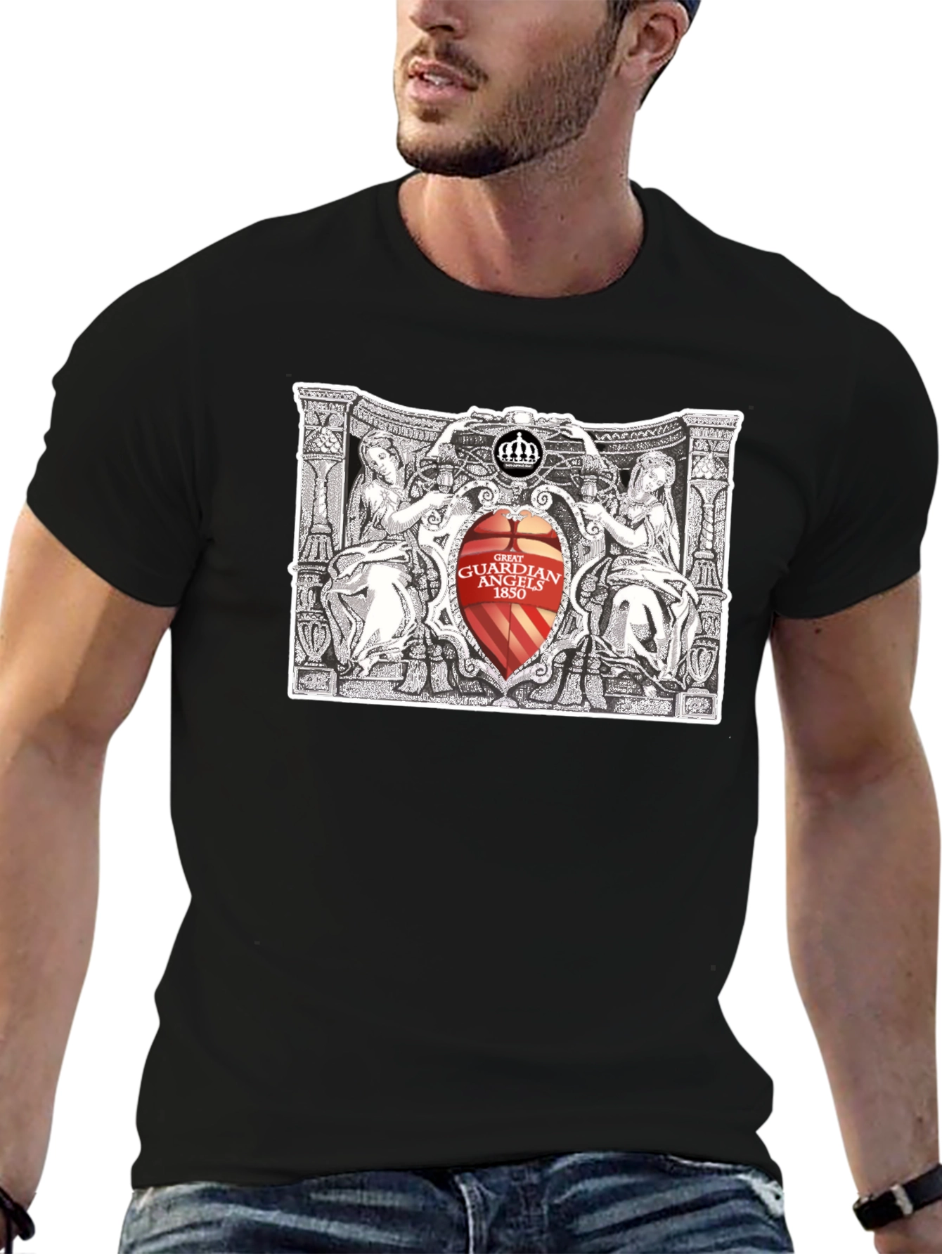 Guardian Angels T-Shirt - Black Tee