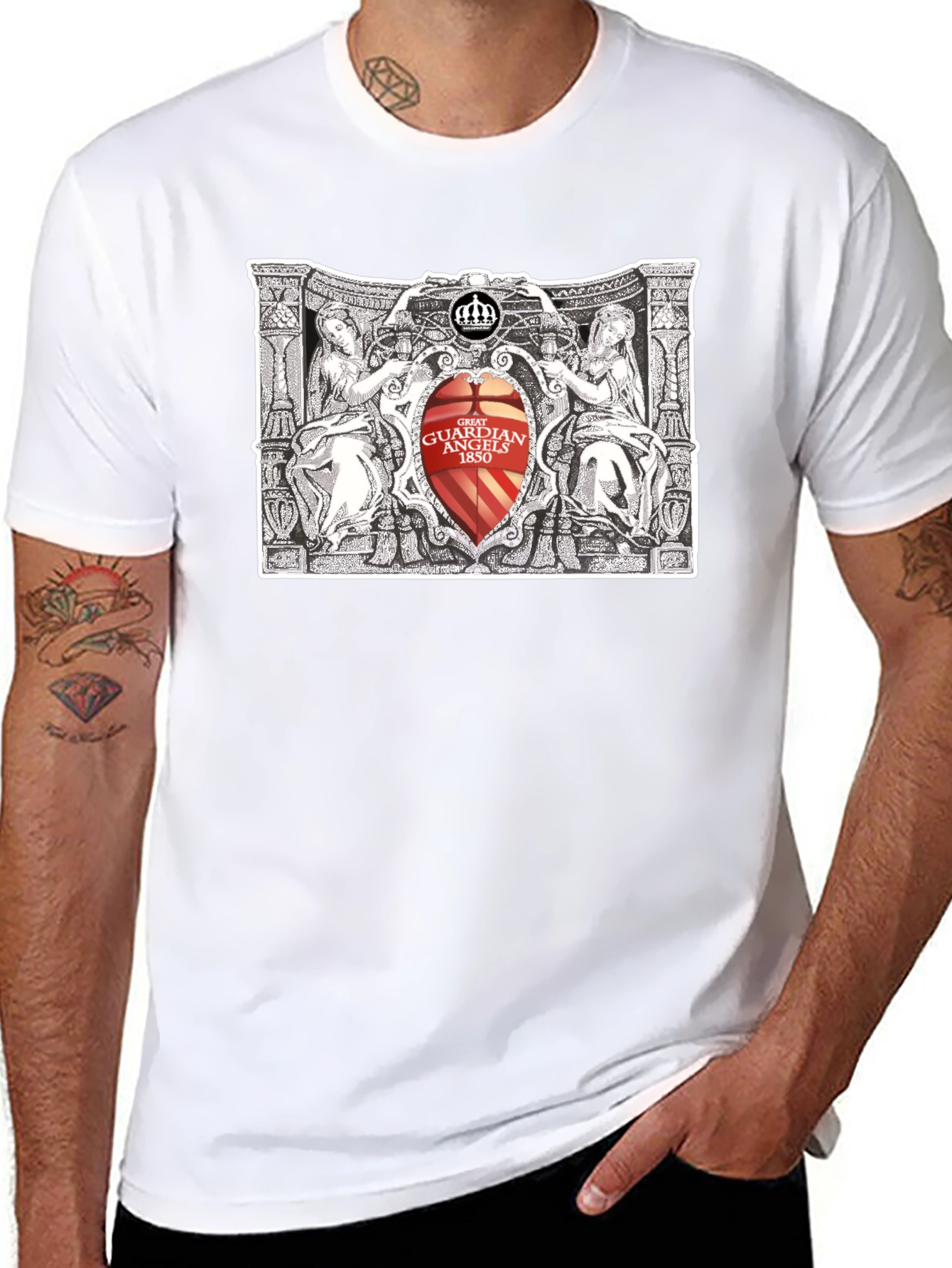 Guardian Angels T-Shirt - Black Tee