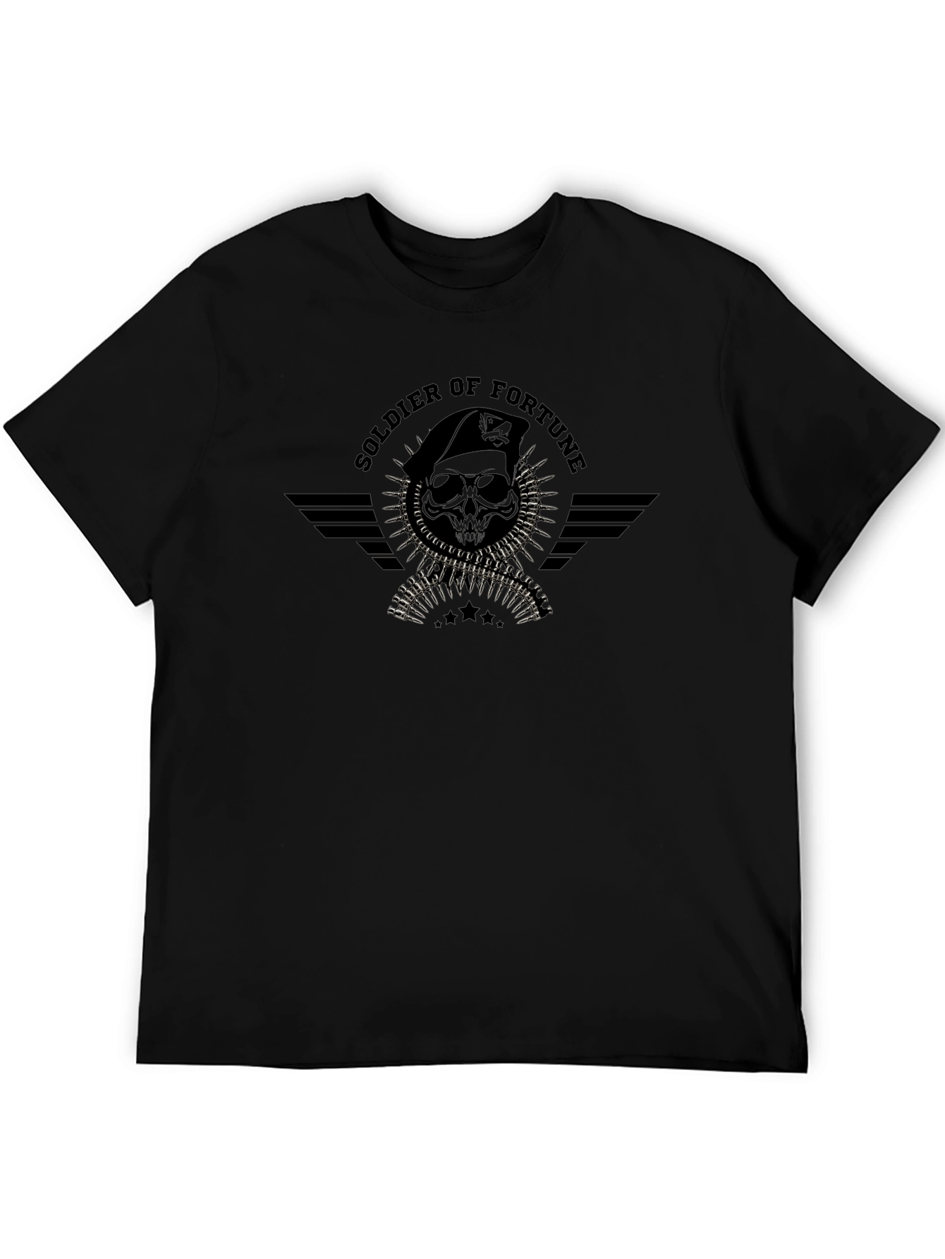Soldier of Fortune Black T-Shirt