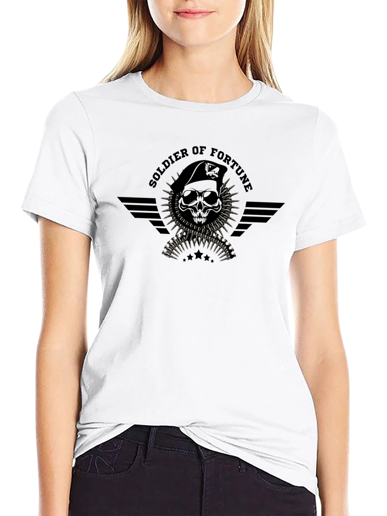 Soldier of Fortune Black T-Shirt