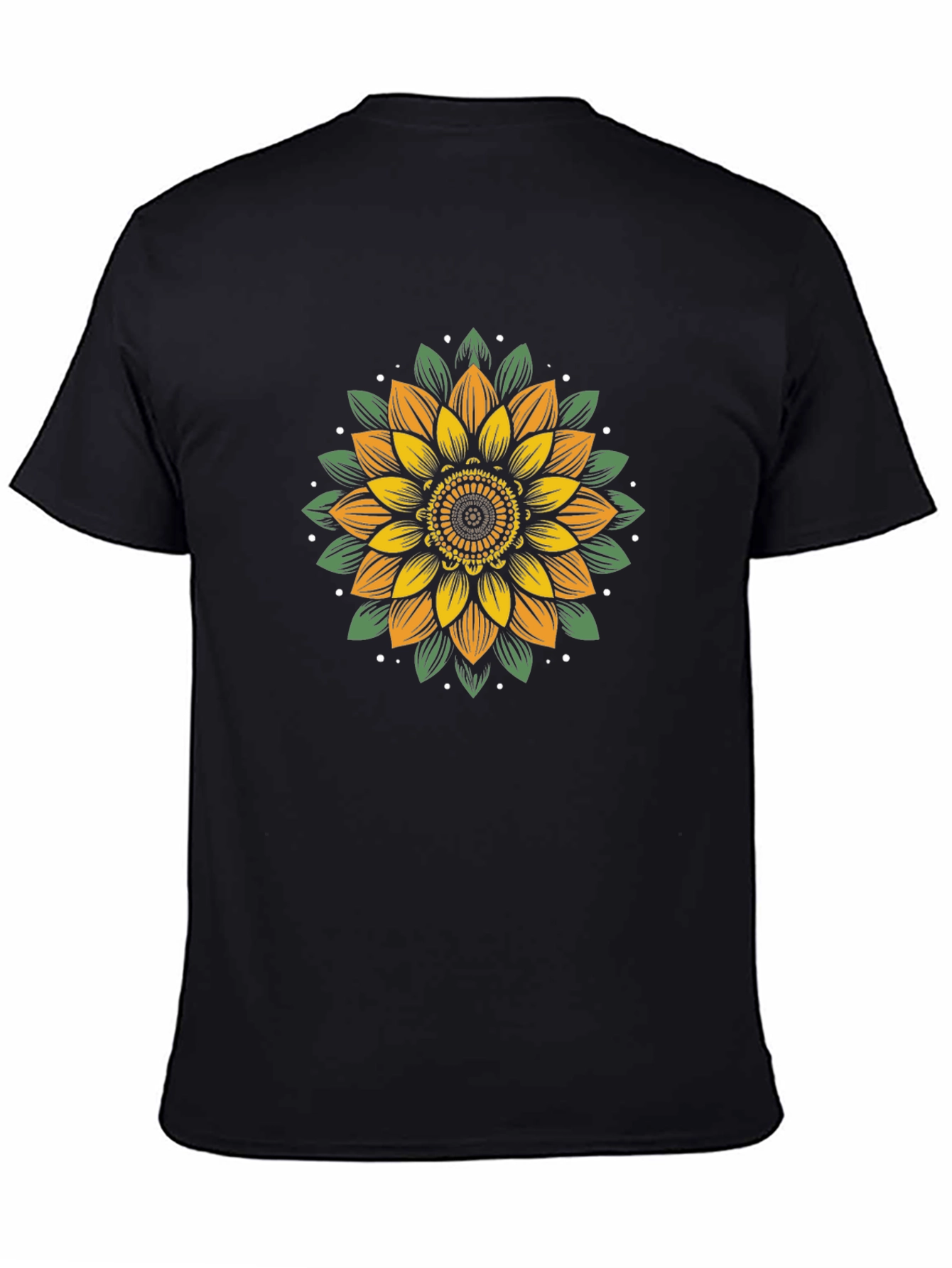 Sunflower Graphic Tee - Black