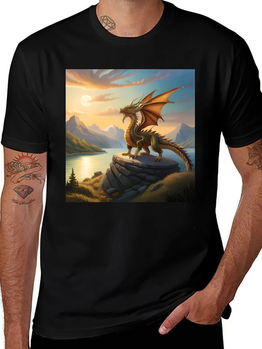Dragon Landscape Graphic Tee