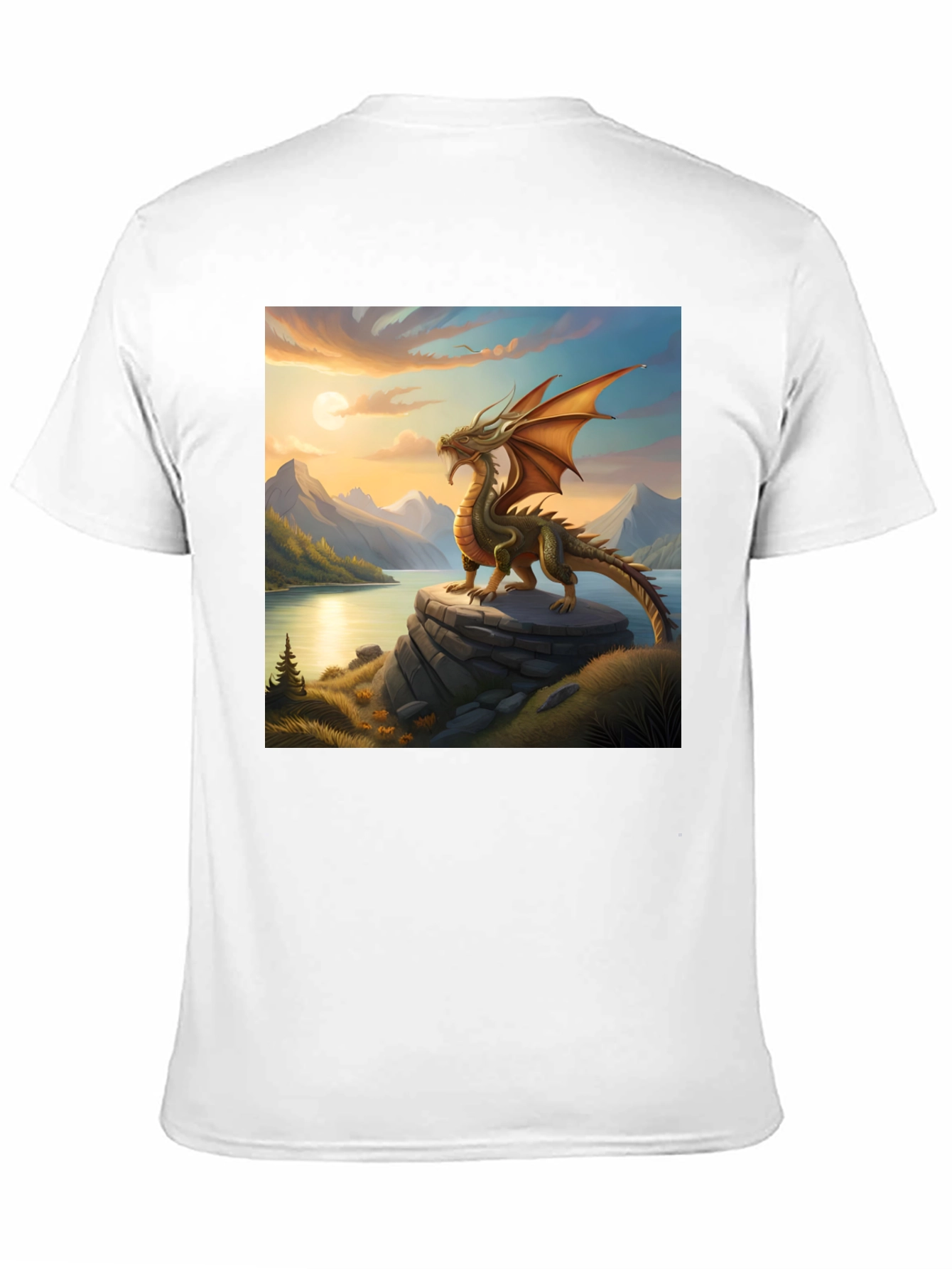 Dragon Landscape Graphic Tee