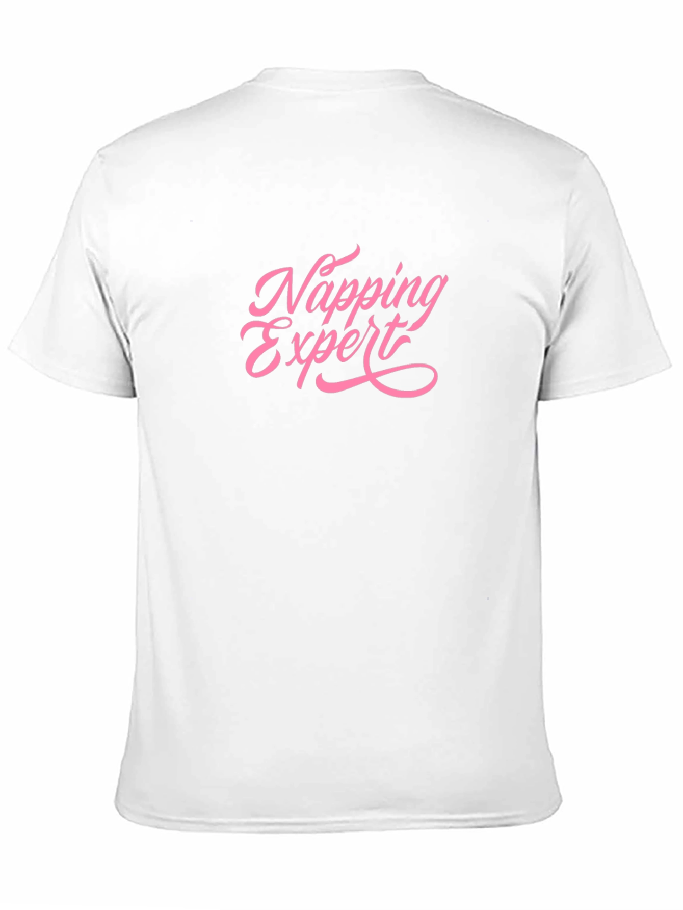 Napping Expert Black Cotton Tee - Relaxed Comfort