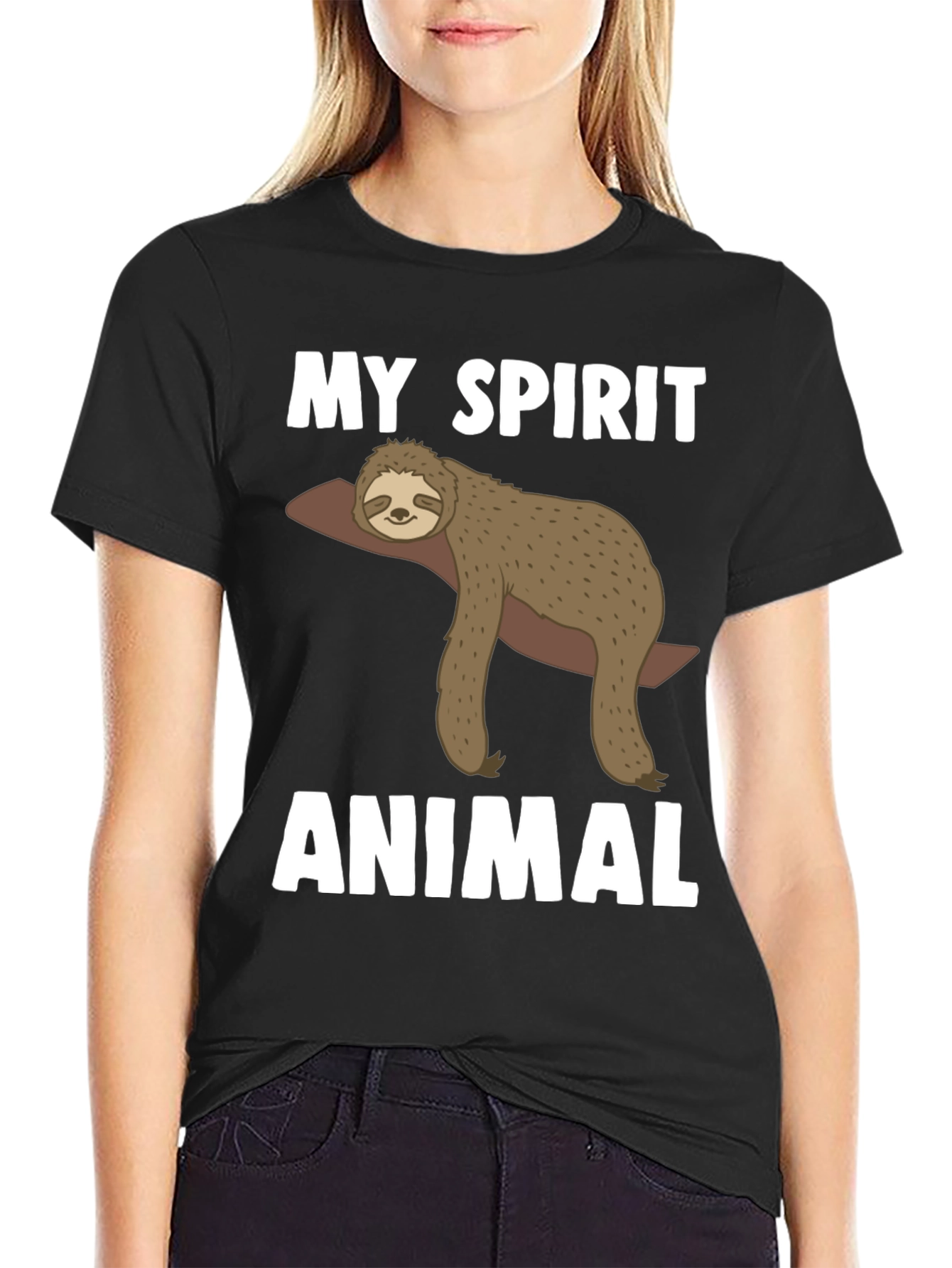 My Spirit Animal Sloth Graphic Tee